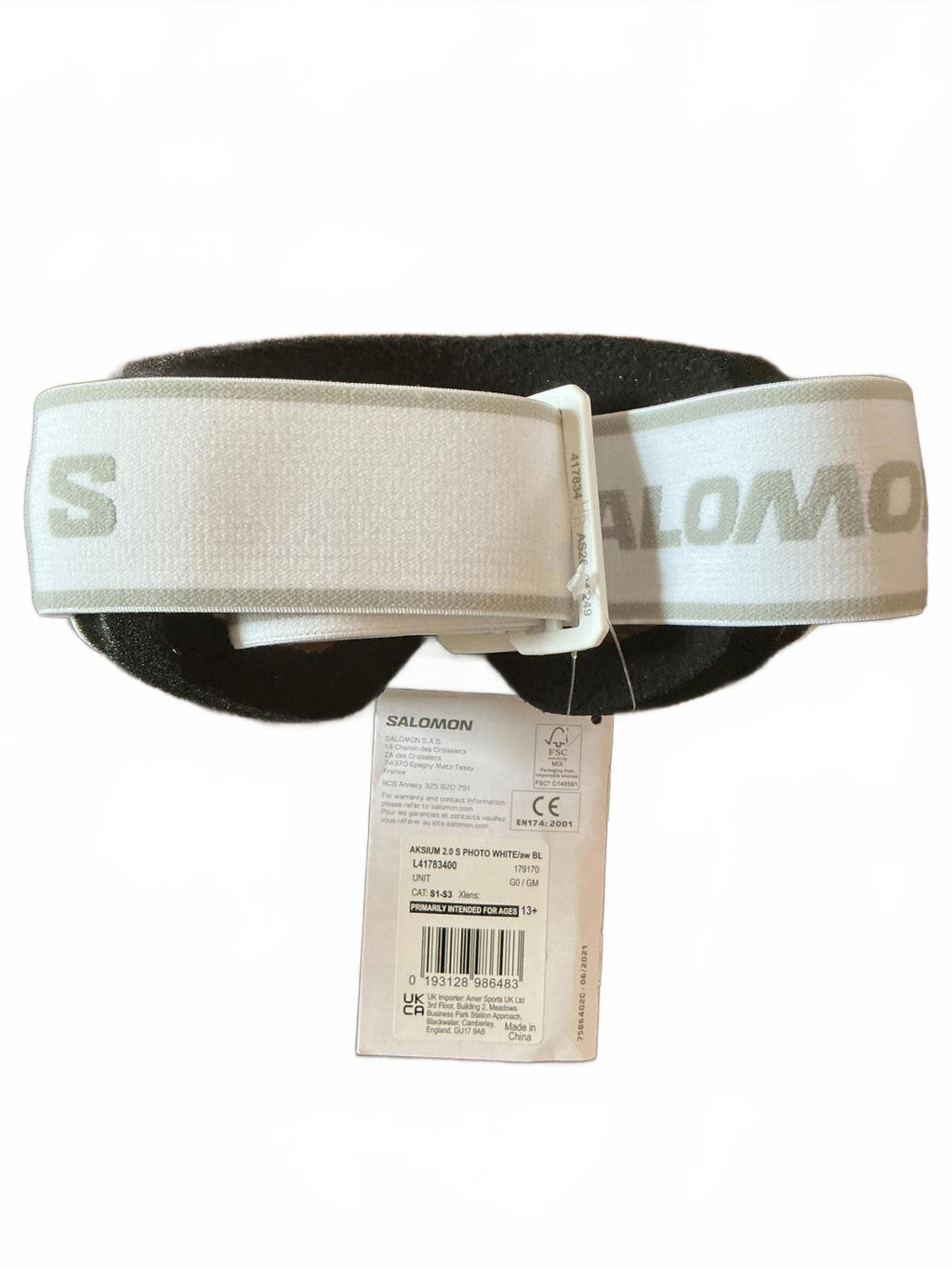 Salomon Aksium 2.0 S Photo White Ski Goggles