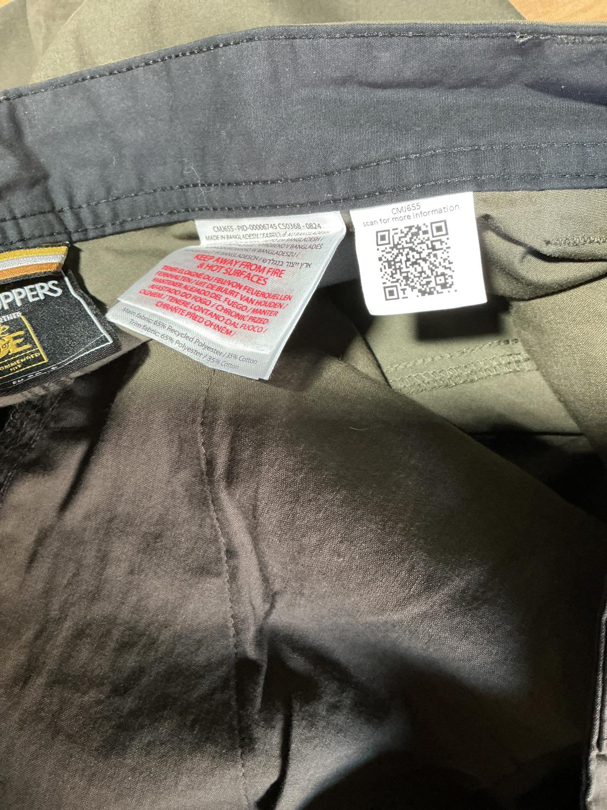 Craghoppers Ladies Small Khaki Outdoor Walking Cargo Pants