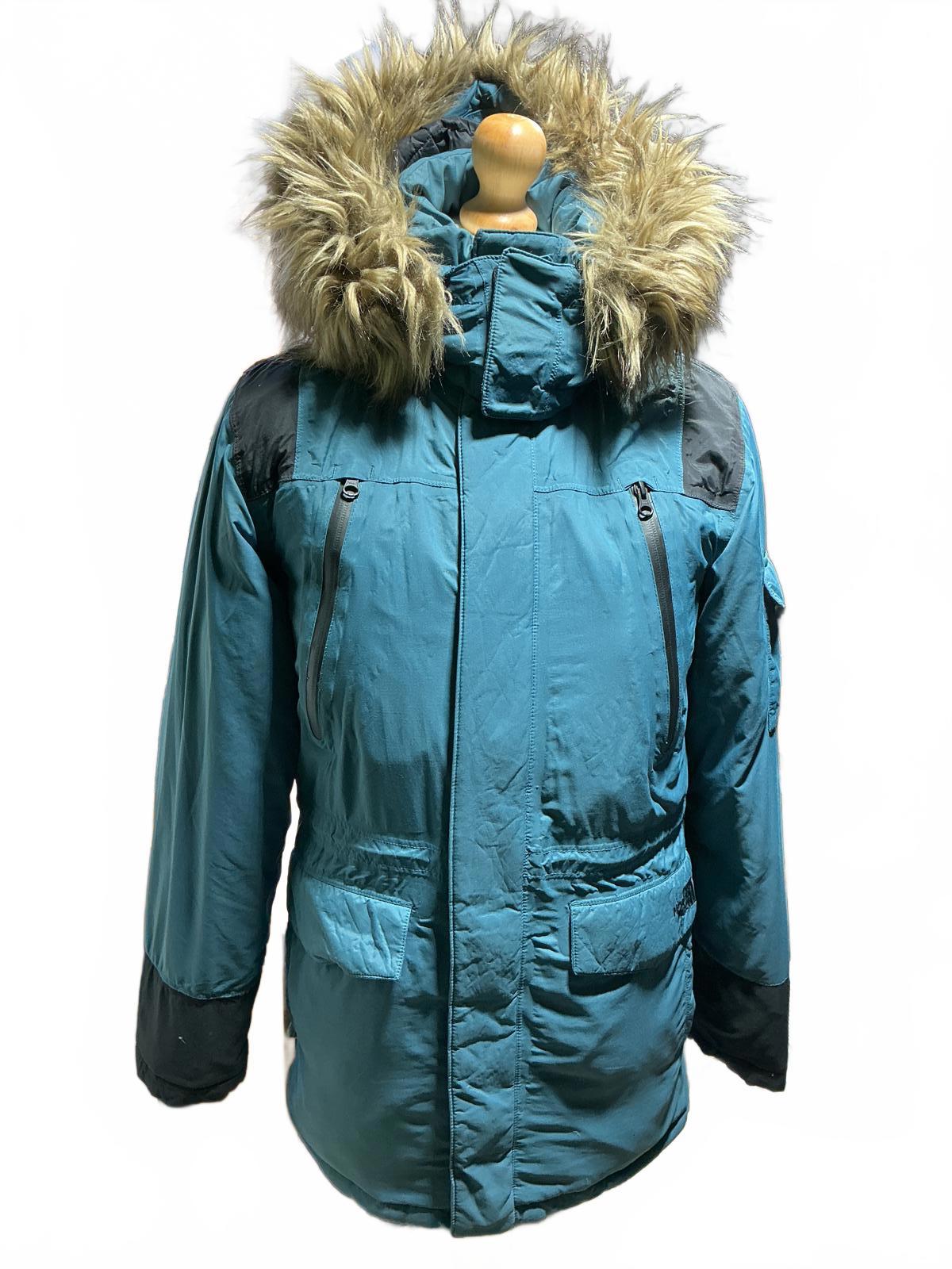 The North Face Men's Winter Parka with Faux Fur Hood