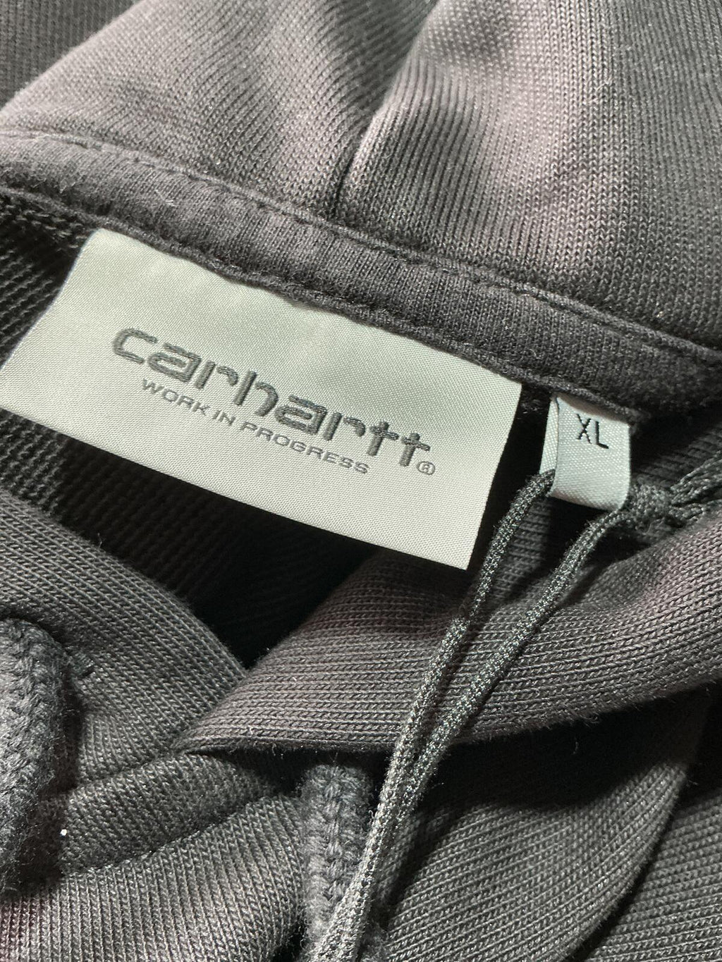 Carhartt Black Hoodie Sweatshirt Size Regular XL Classic Casual Style