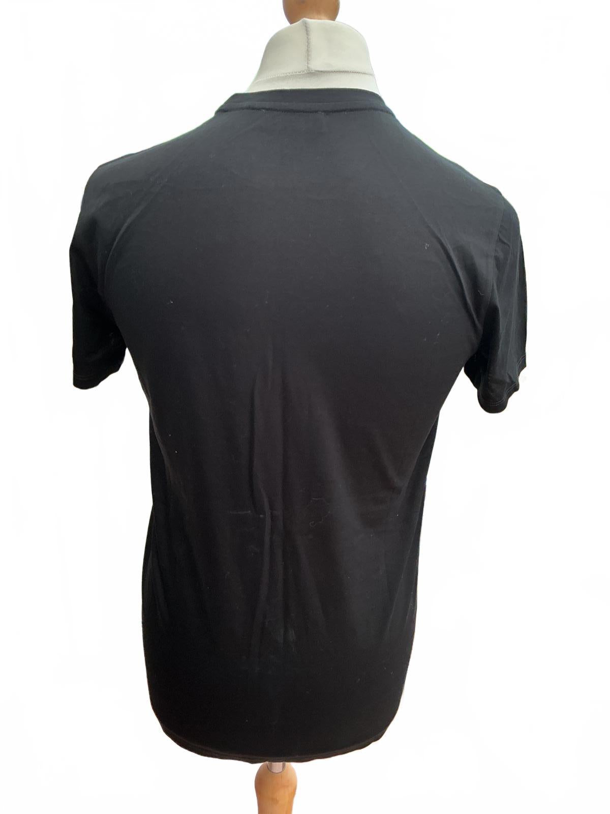 Sandbanks Badge Logo Black T-Shirt Small
