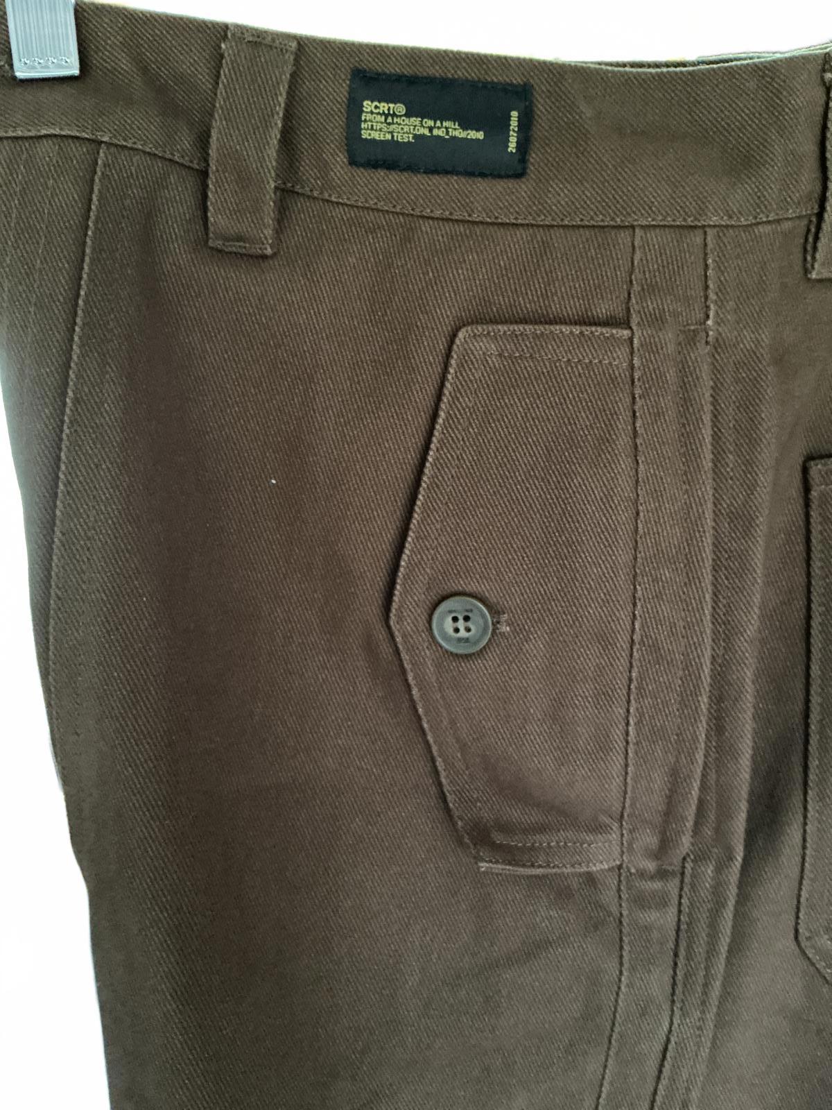SCRT Fatigue Trousers Brown Workwear Pants Size 30
