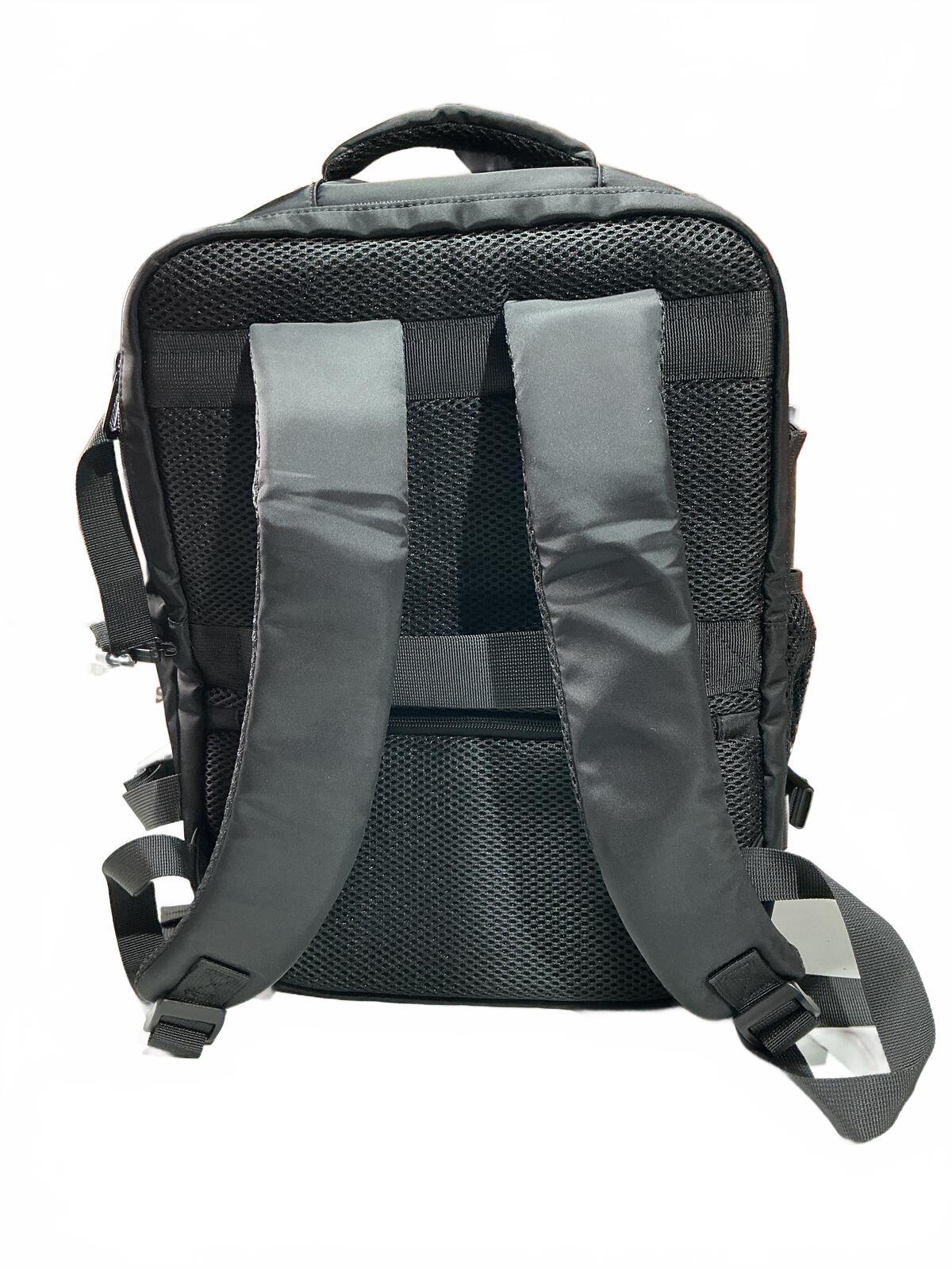 OTAHGK Large Black Travel Backpack Carry On Laptop Rucksack Unisex 40*30*20 24L