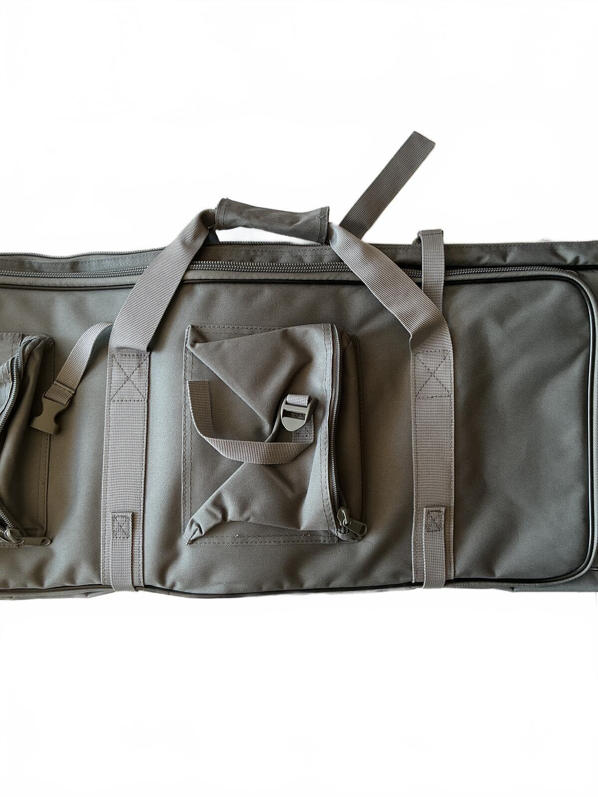 Generic Tactical Rifle Case Bag with Multiple Pockets and Adjustable Straps