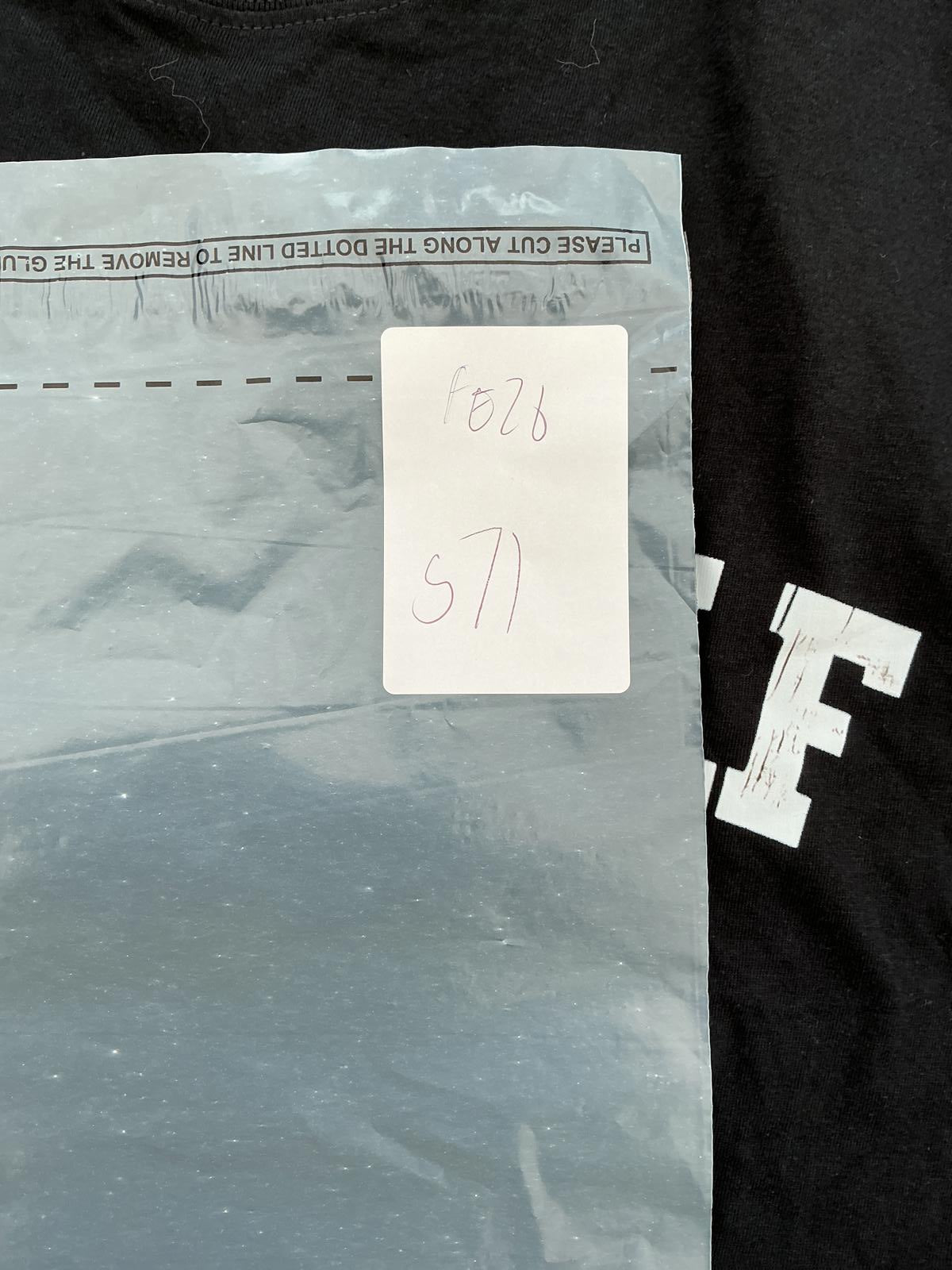 Wanghaf Black T-Shirt Size Regular XL