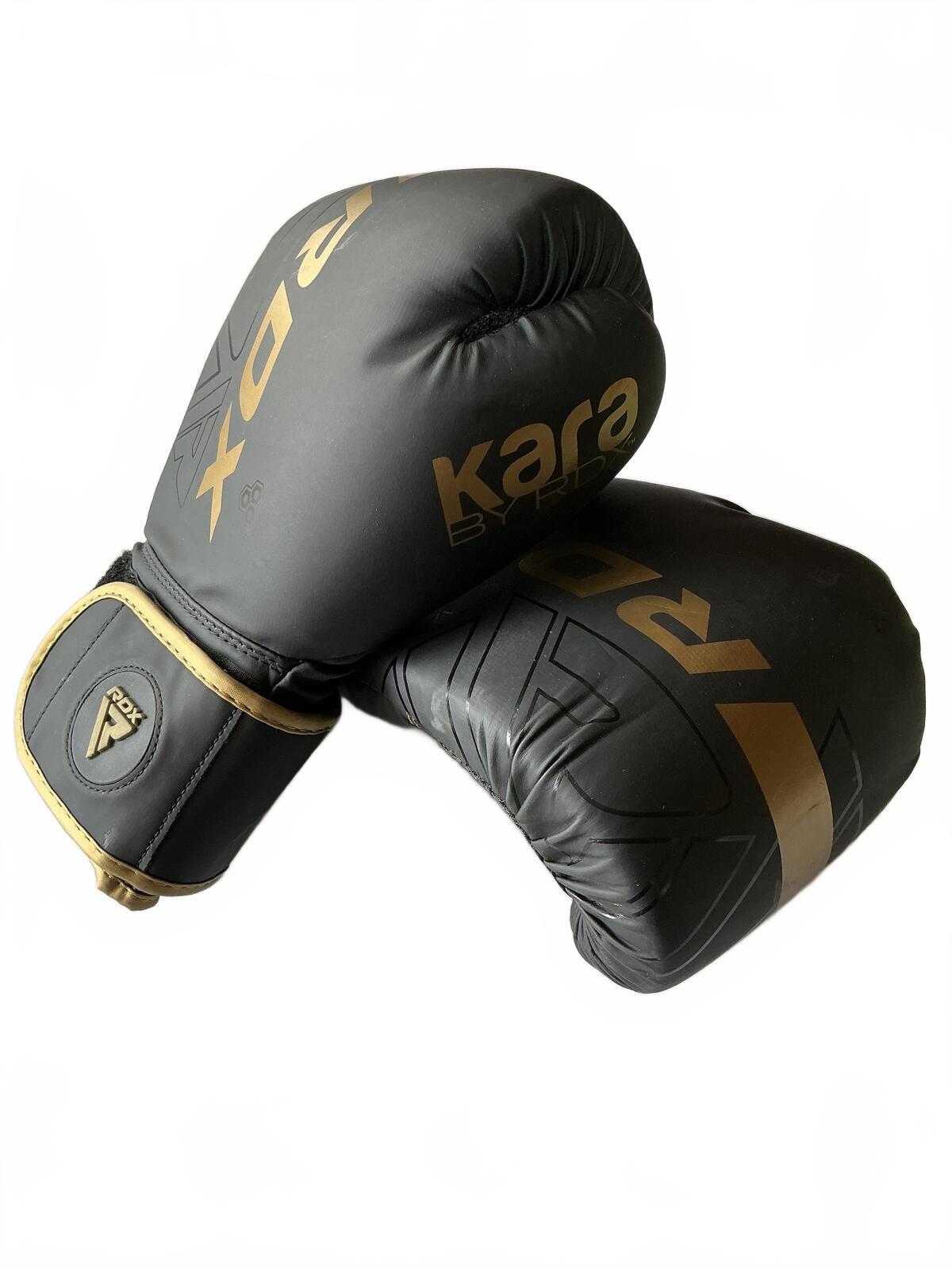 RDX Black and Gold Boxing Gloves with FoamX Tech Size 10oz