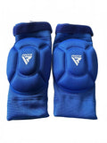 RDX Blue Padded Elbow/Knee Guards Size L 170-180cm Pair for Combat Sports