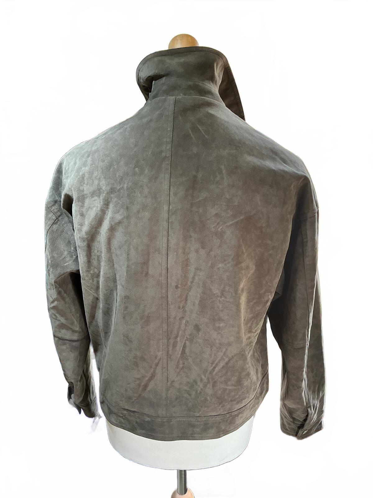 Urban Outfitters BDG Men's Regular S Suede Jacket with High Collar in Brown