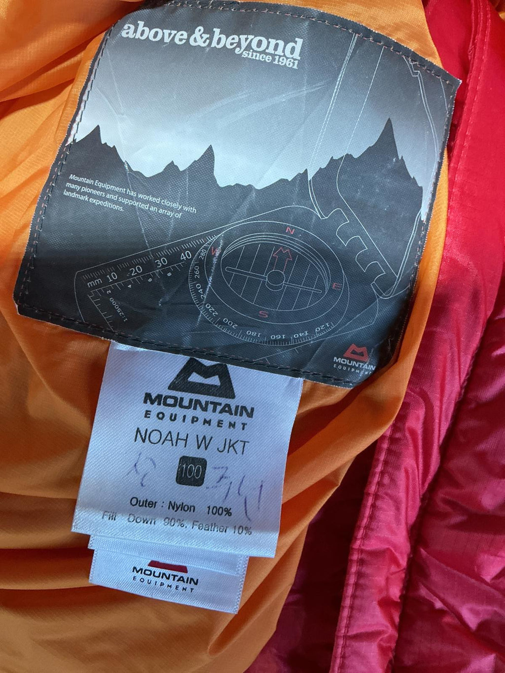 Mountain Equipment Women's Red Puffer Jacket