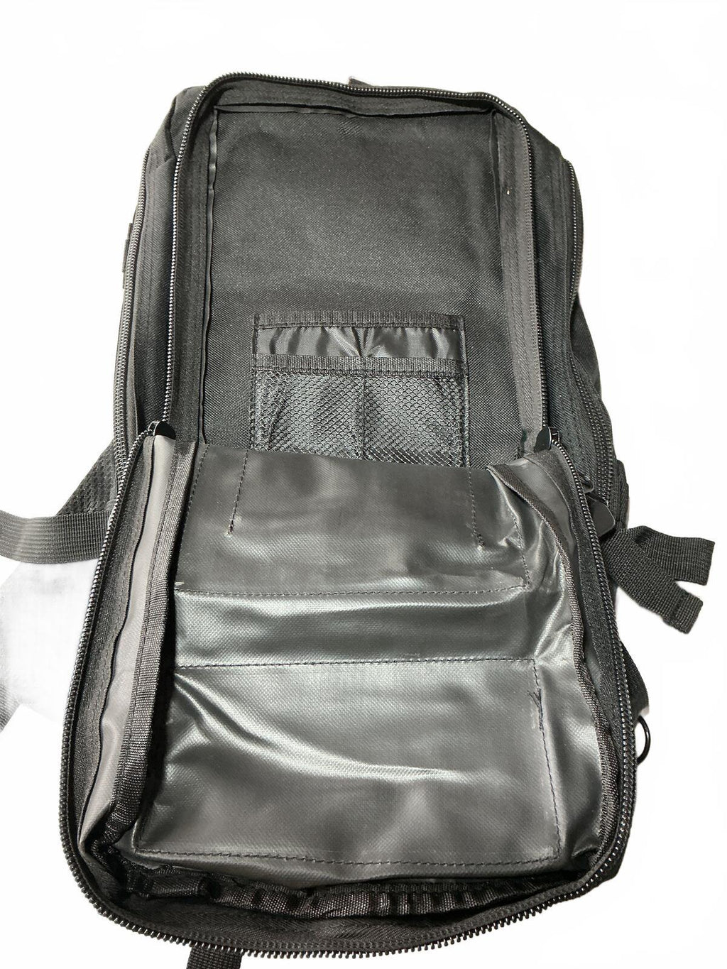 Black Tactical Backpack Military Style Durable Outdoor Bag