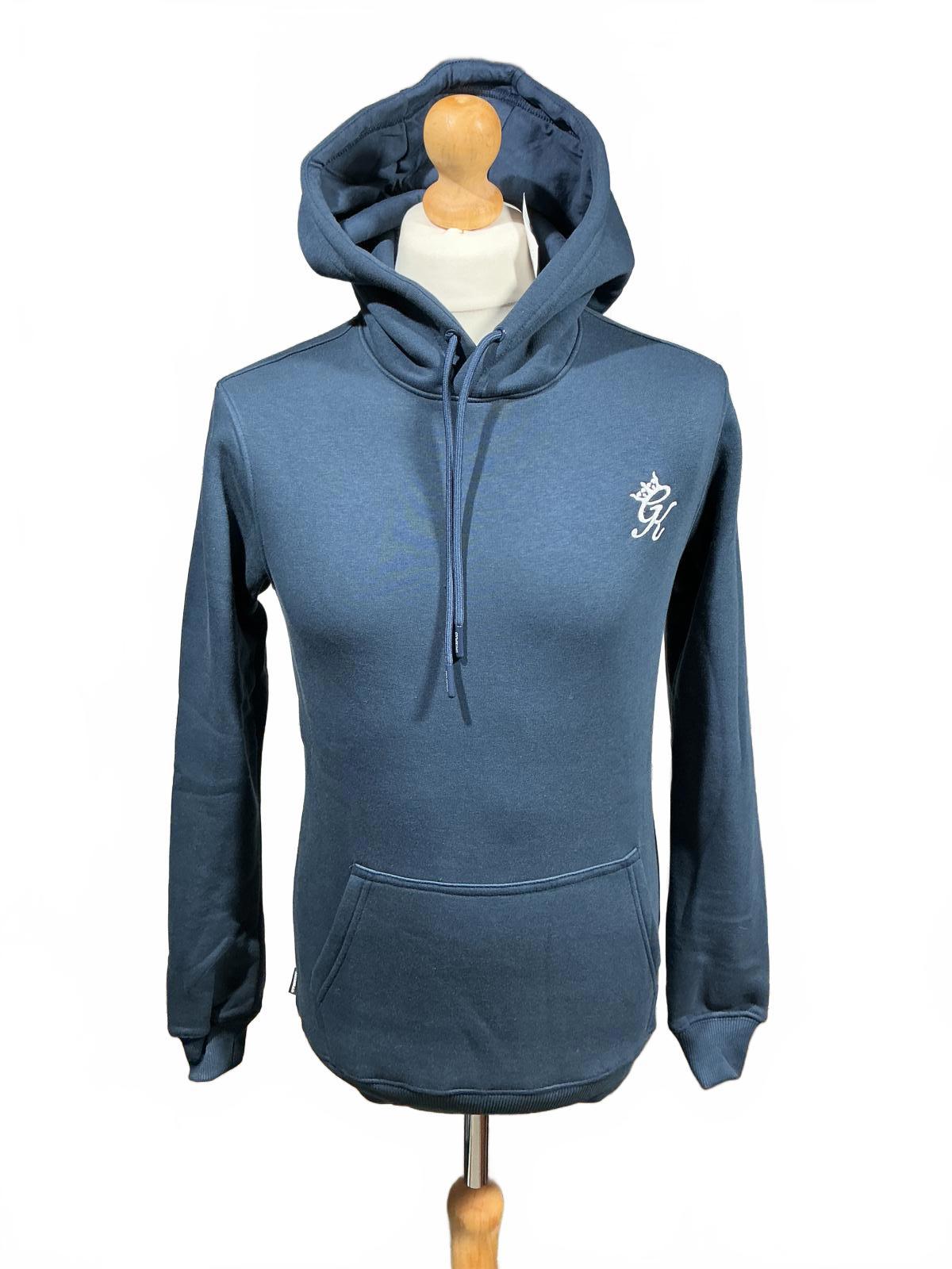 Gym King Fundamental Blue Hoodie Sweatshirt Size Small