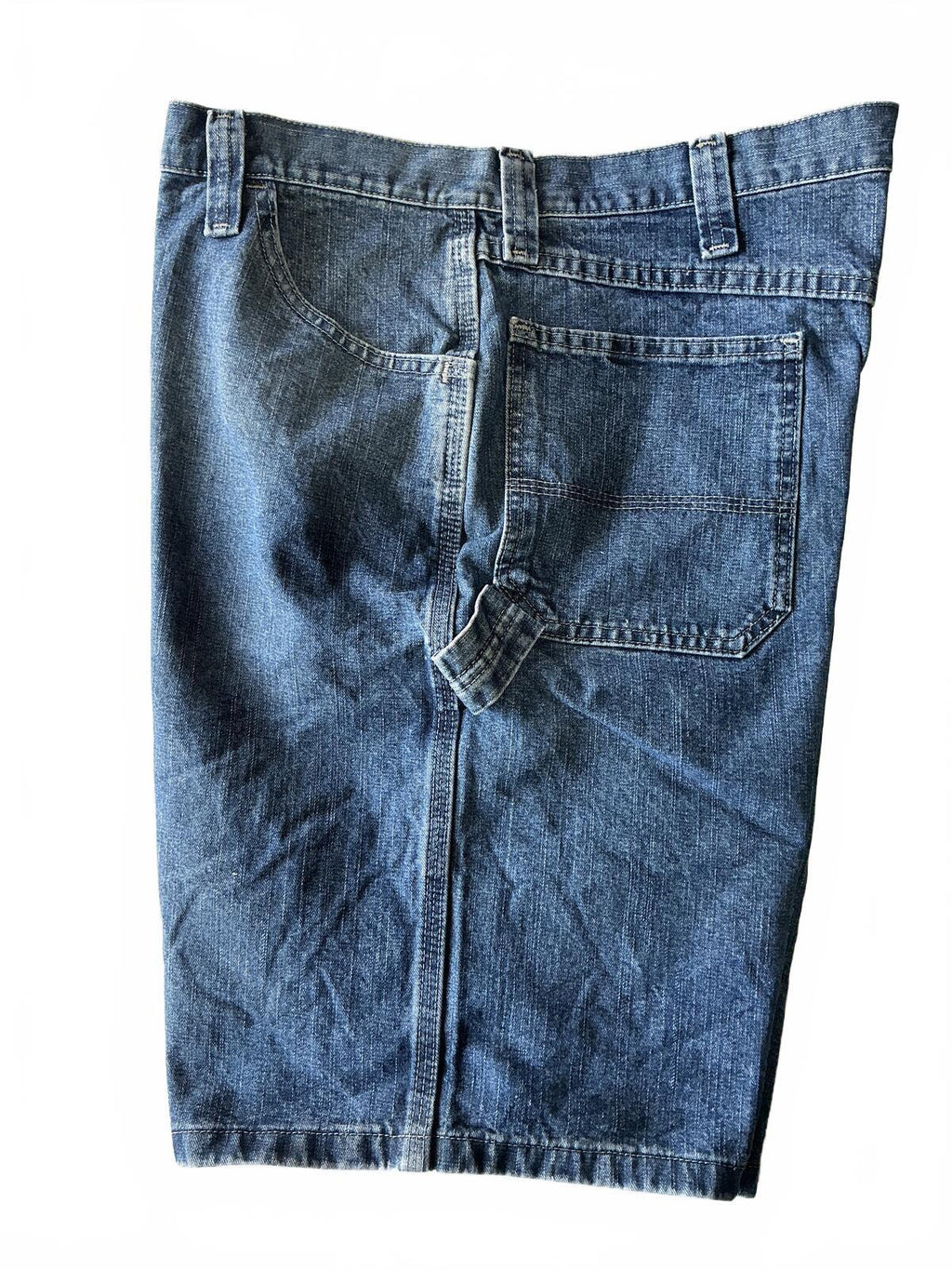 Wrangler Denim Shorts Size Waist 38 in. Classic Blue Workwear Style