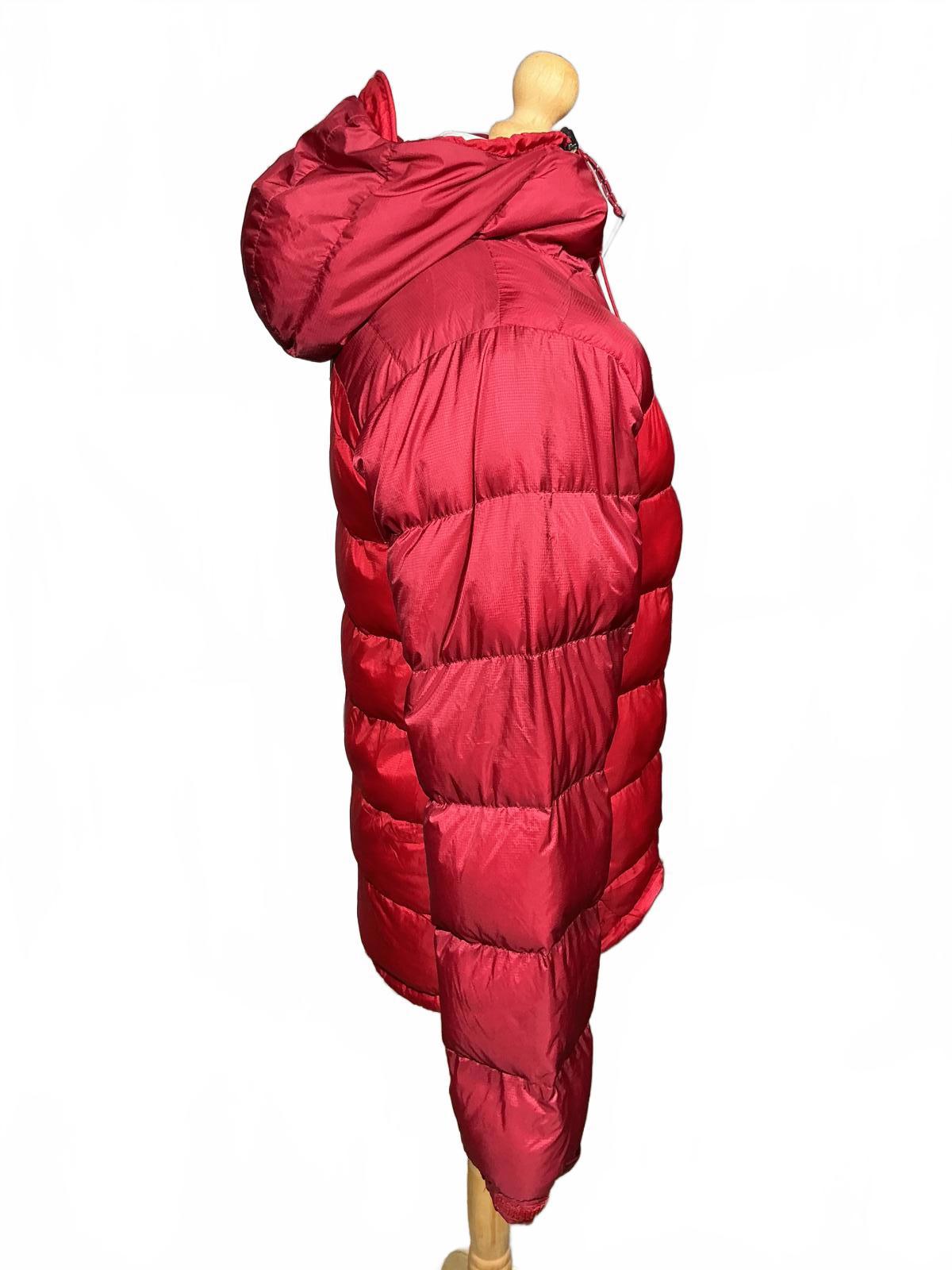 Mountain Equipment Red Insulated Hiking Jacket with Hood
