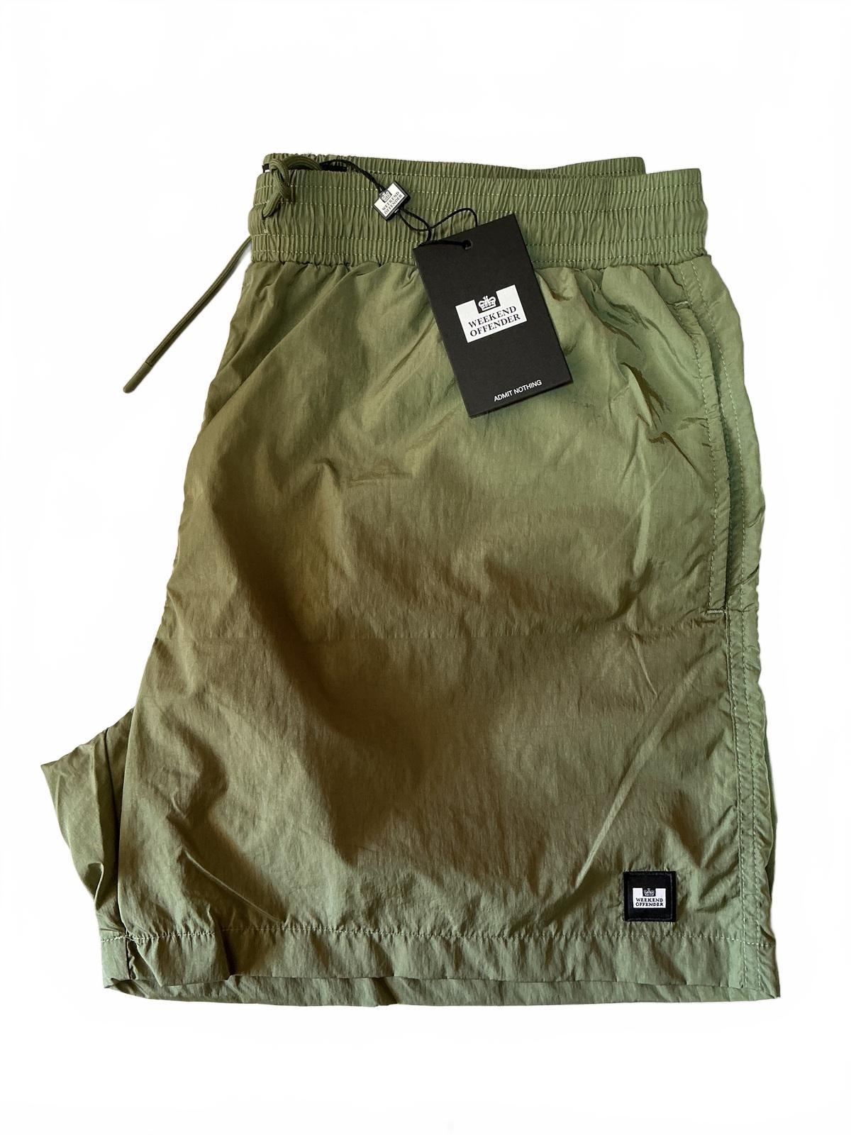*NEW* Weekend Offender Stacks Sapling Green Men's Swim Shorts Size 2XL