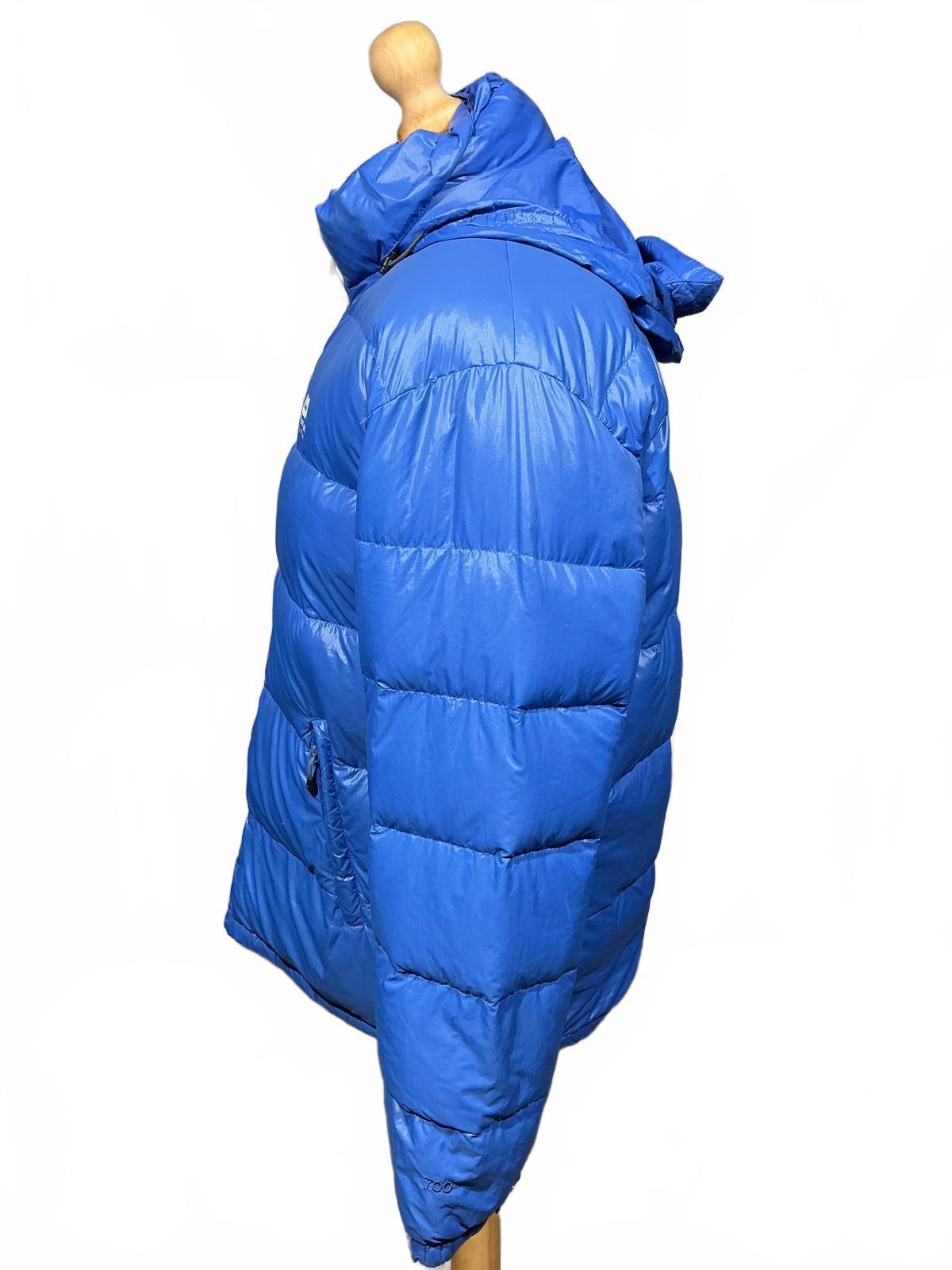 Mountain Equipment Blue Men's Puffer Jacket with Hood