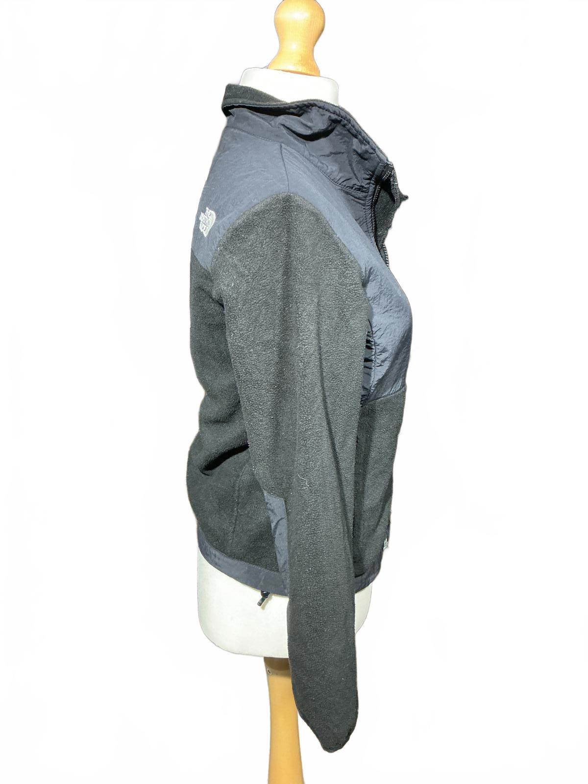 The North Face Women's Fleece and Nylon Jacket Black and Grey