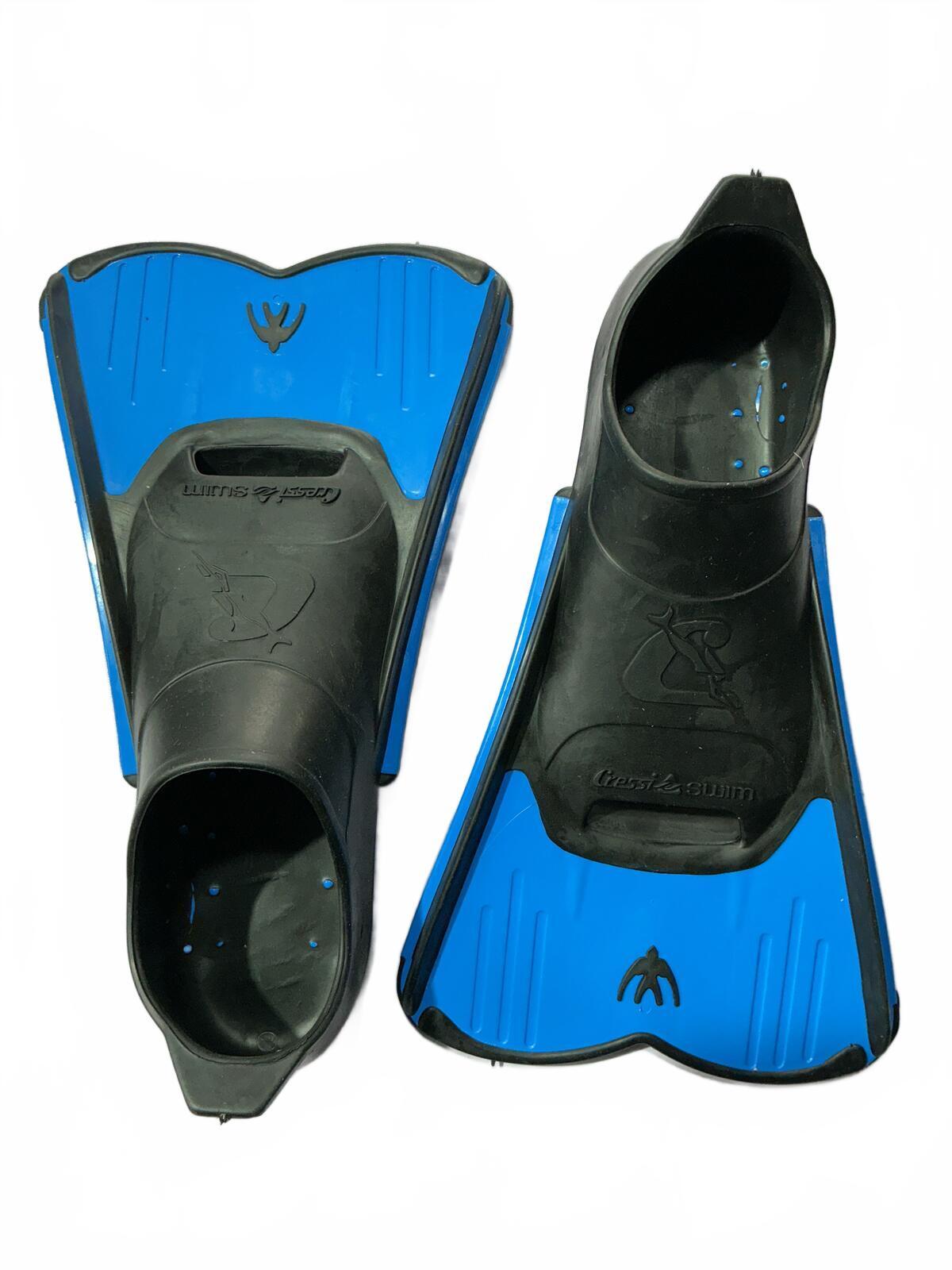 Cressi-Sub Rondine Light Kids Swim Fins Size 12.5-13.5 UK Blue Black