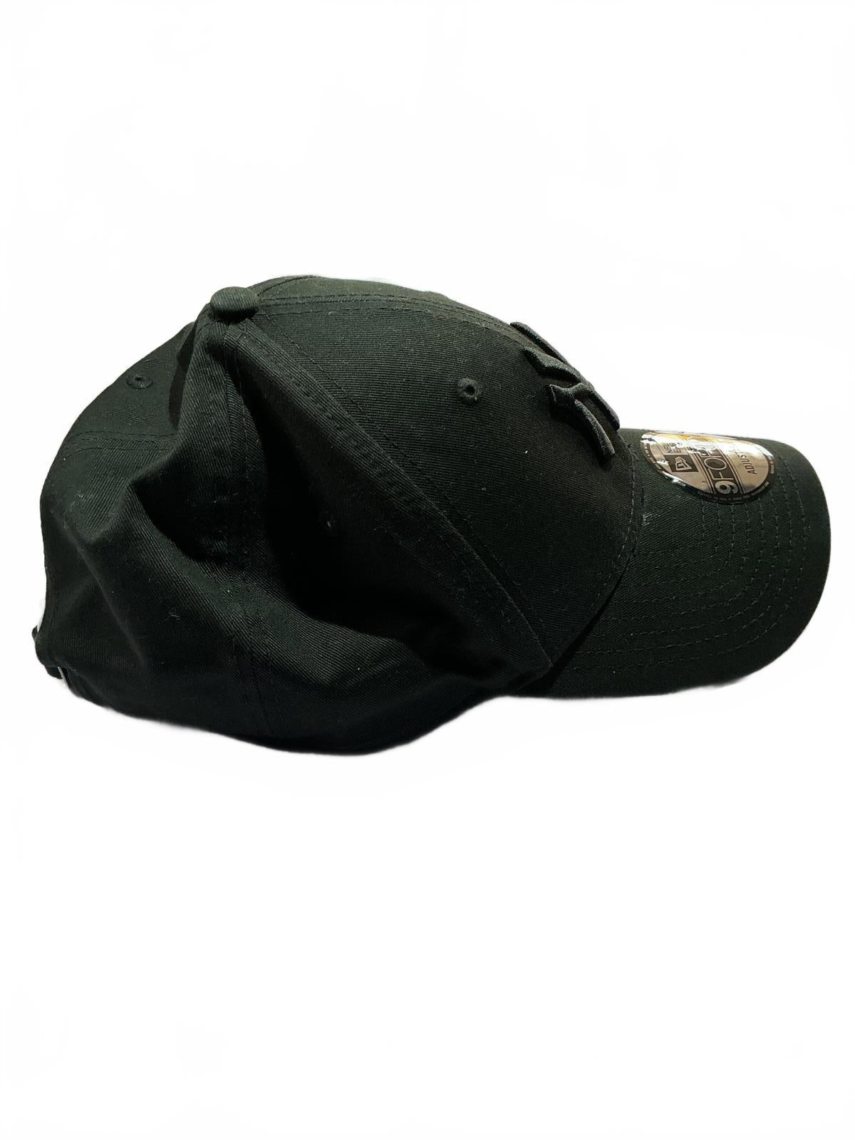 New Era 9FORTY Adjustable Black Baseball Cap Hat Size One Size Fits All