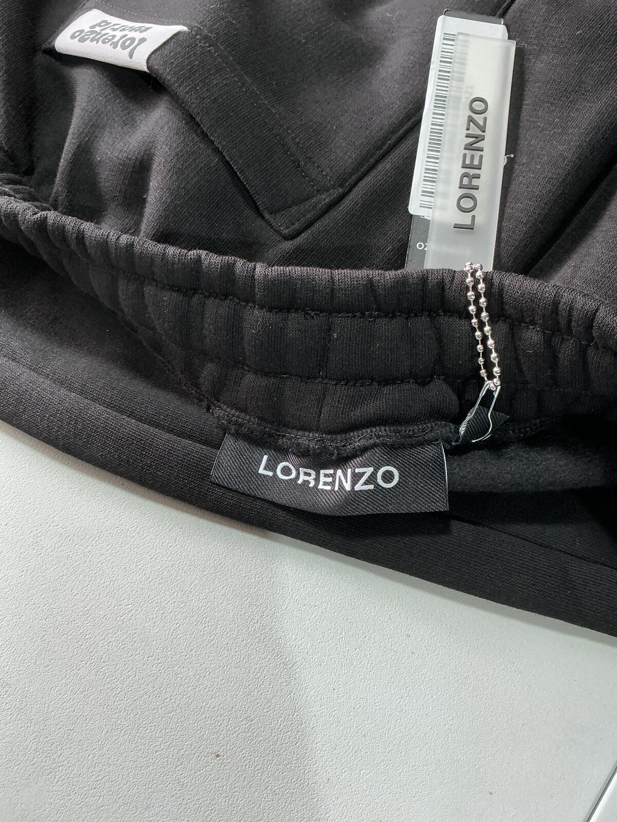 Lorenzo World Black Jogger Trousers Size Regular XL Comfortable Fit
