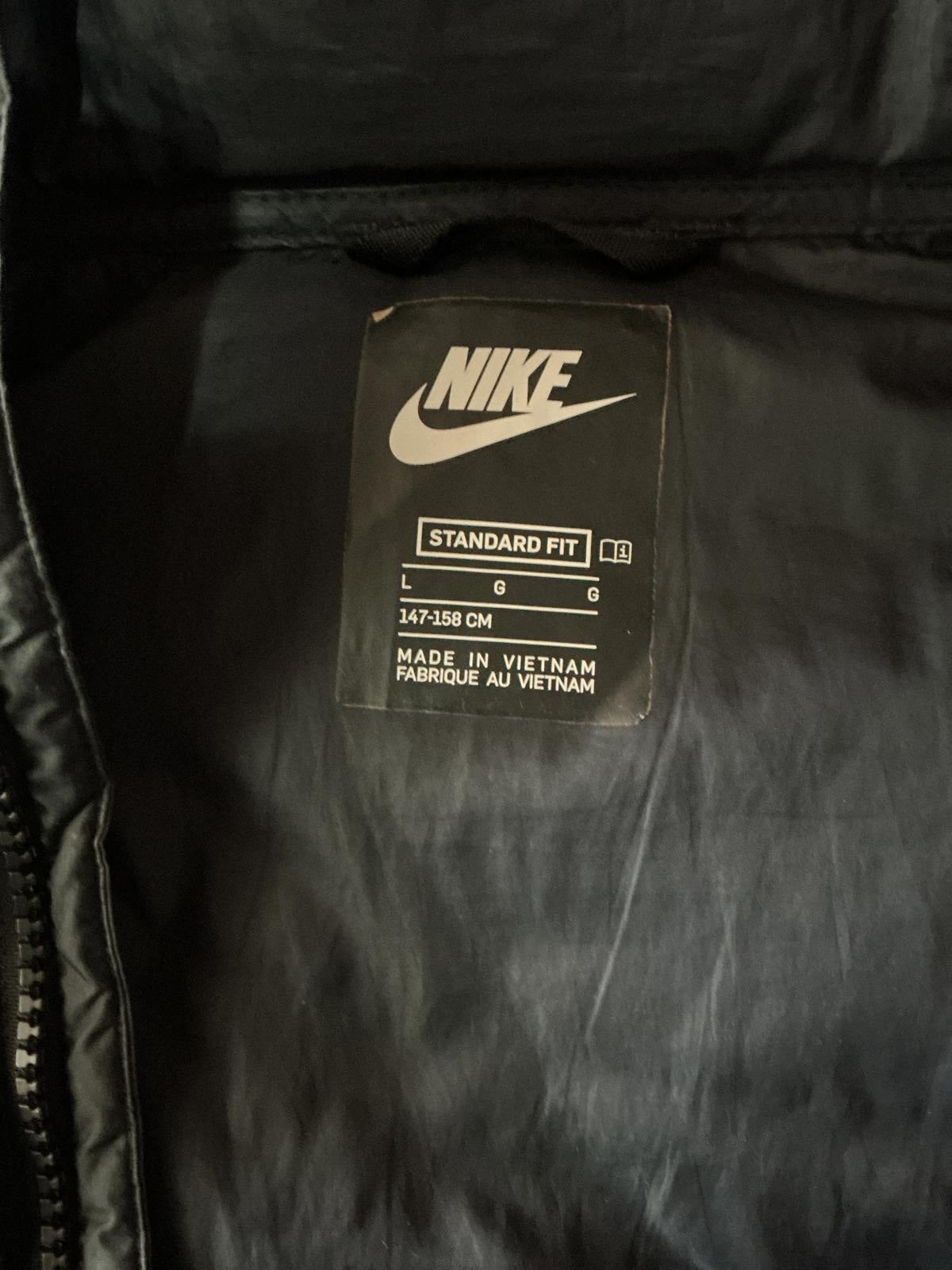 Nike Black Junior Puffer Jacket with Hood