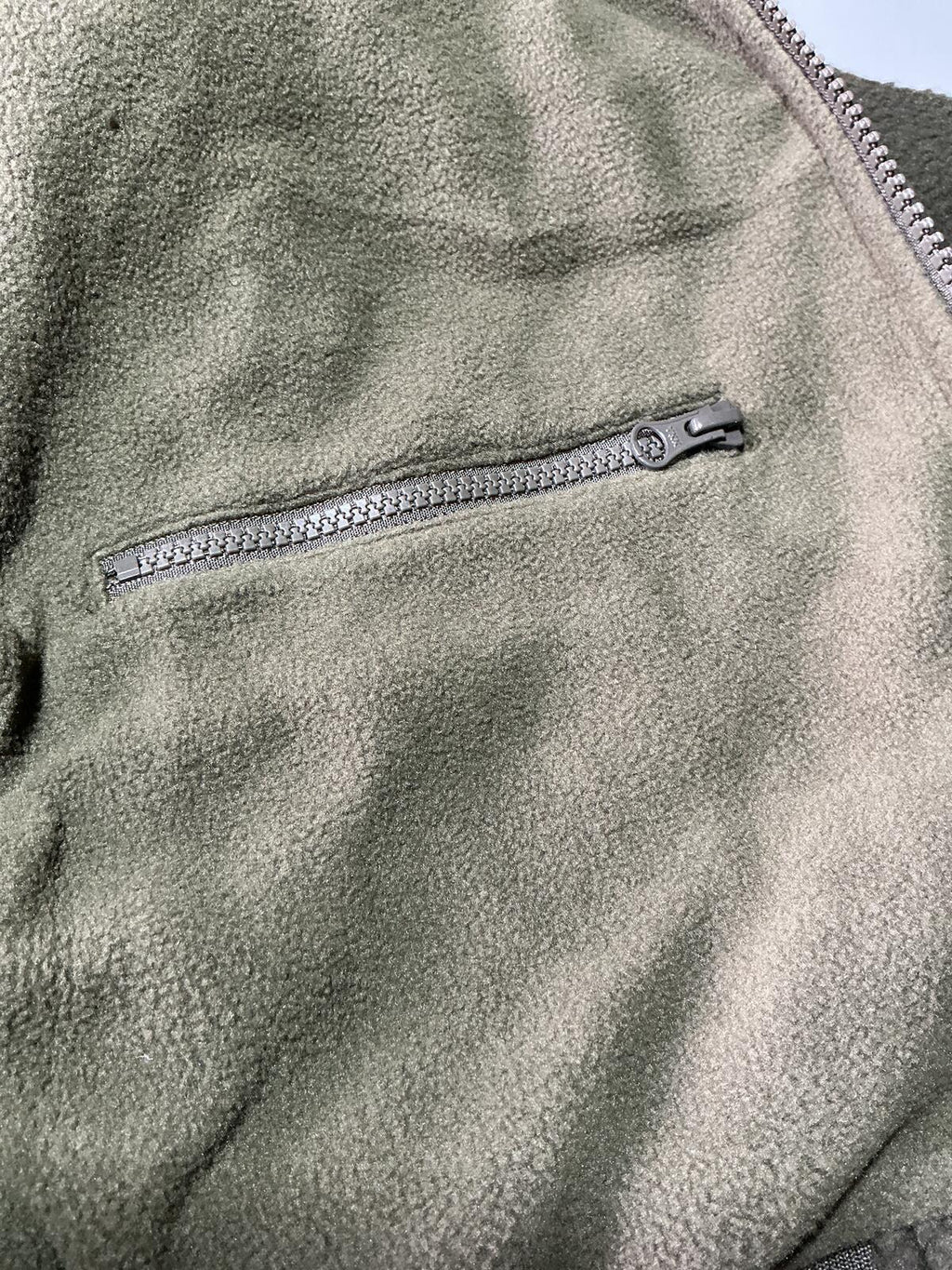 Fera Hapwarm Olive Green Fleece Jacket Size Regular S Warm Casual Outerwear
