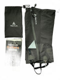 Hikenture Hiking Leg Gaiters with Zipper Black Adjustable