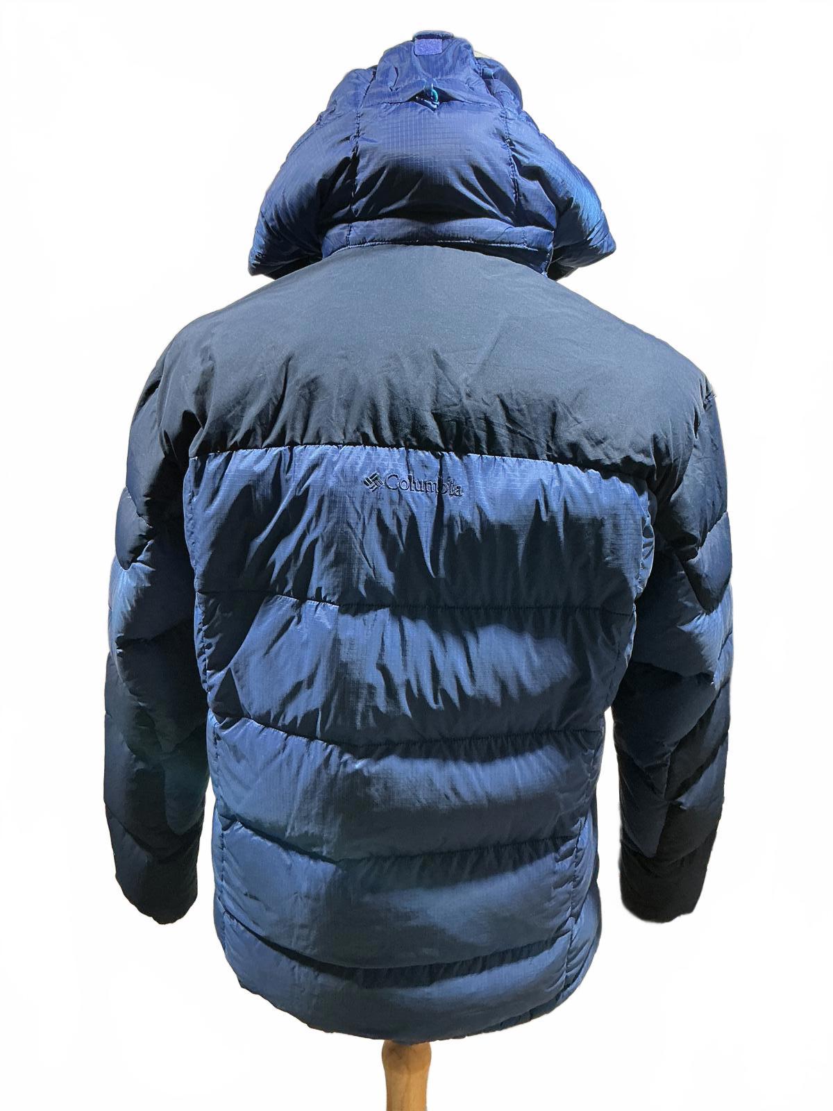 Columbia Men's Navy Blue Puffer Jacket with Hood