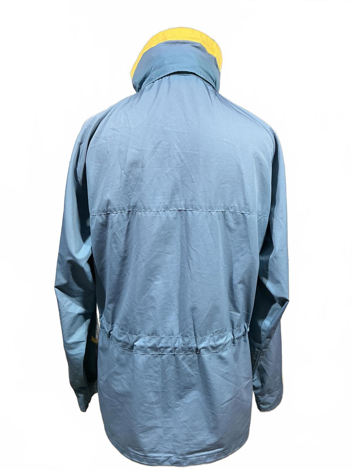 Berghaus Vintage Blue and Yellow Hooded Gemini Jacket Size XLarge
