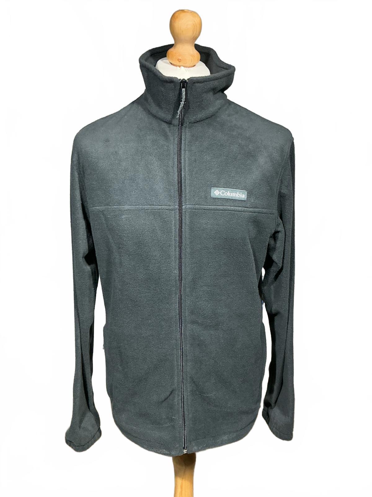 Columbia Men's Grey Fleece Jacket with Full Zip