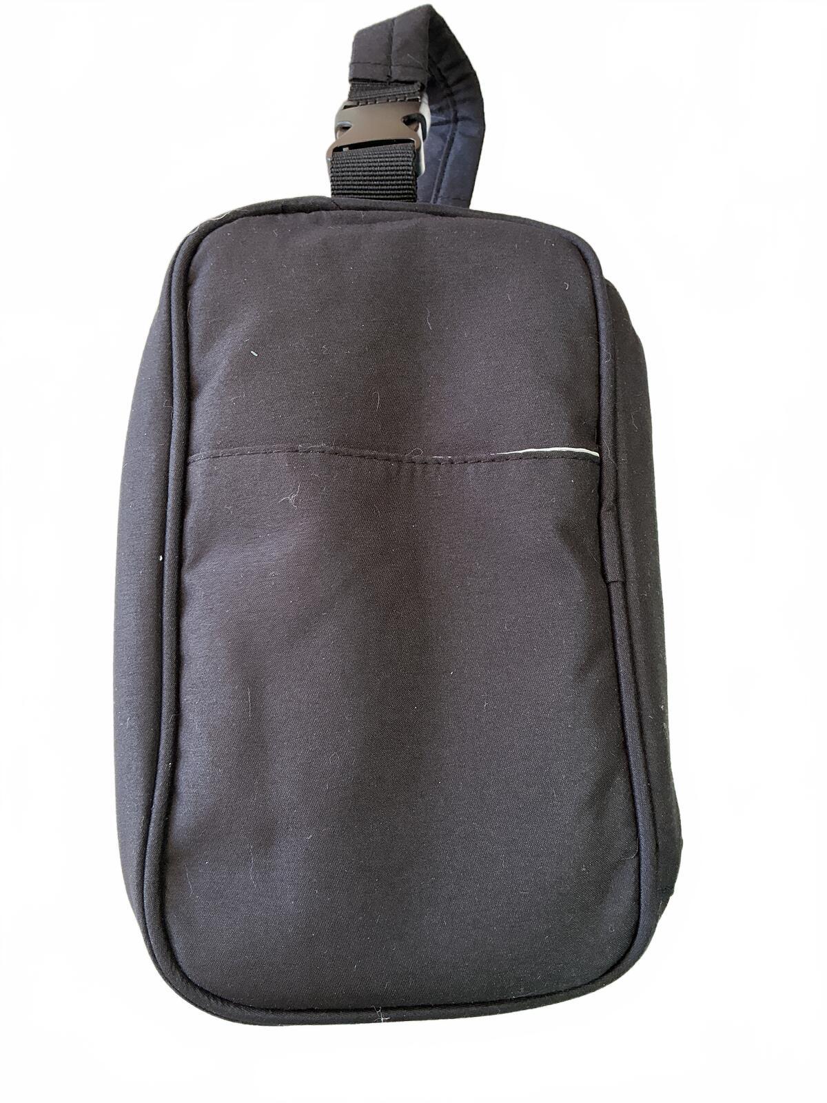 *NEW* Damero Large Quilted Insulated Lunch Bag Set with Ice Packs Black
