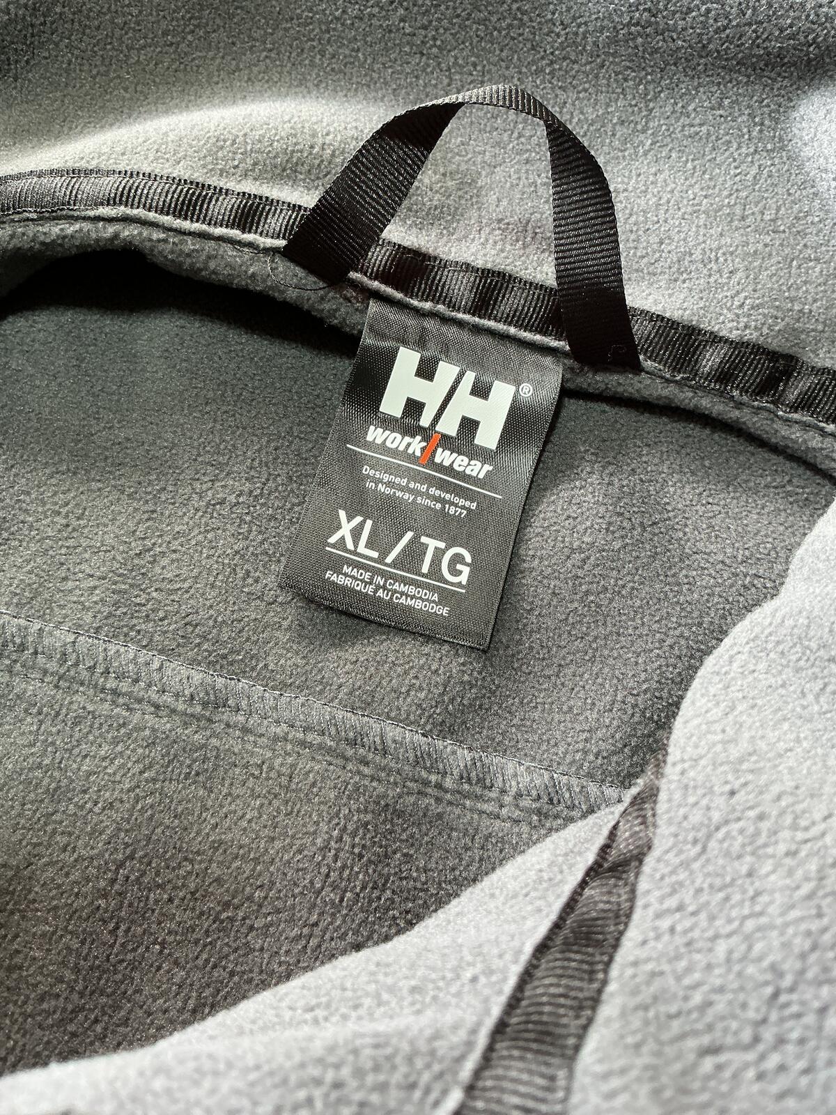 Helly Hansen Men's Black Softshell Jacket Size Regular XL Workwear Activewear