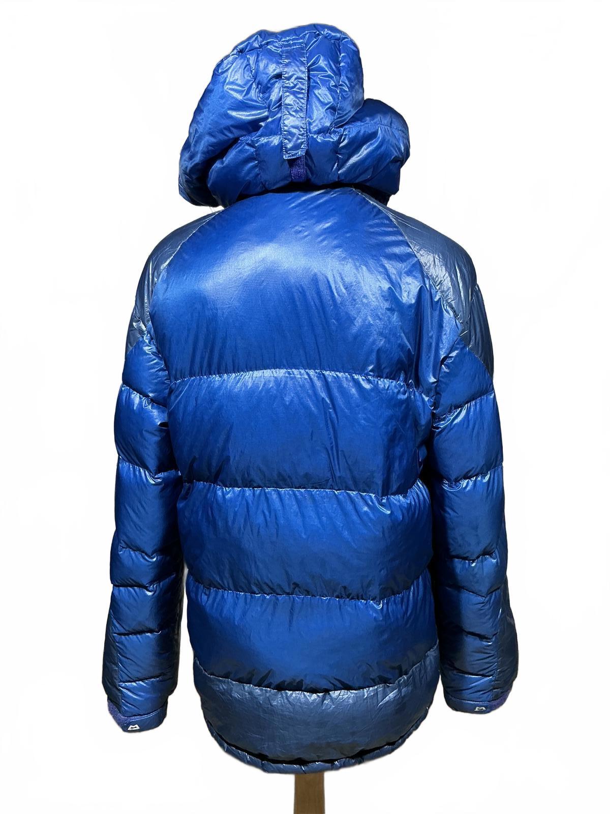 Mountain Equipment Men's Blue Puffer Jacket with Hood