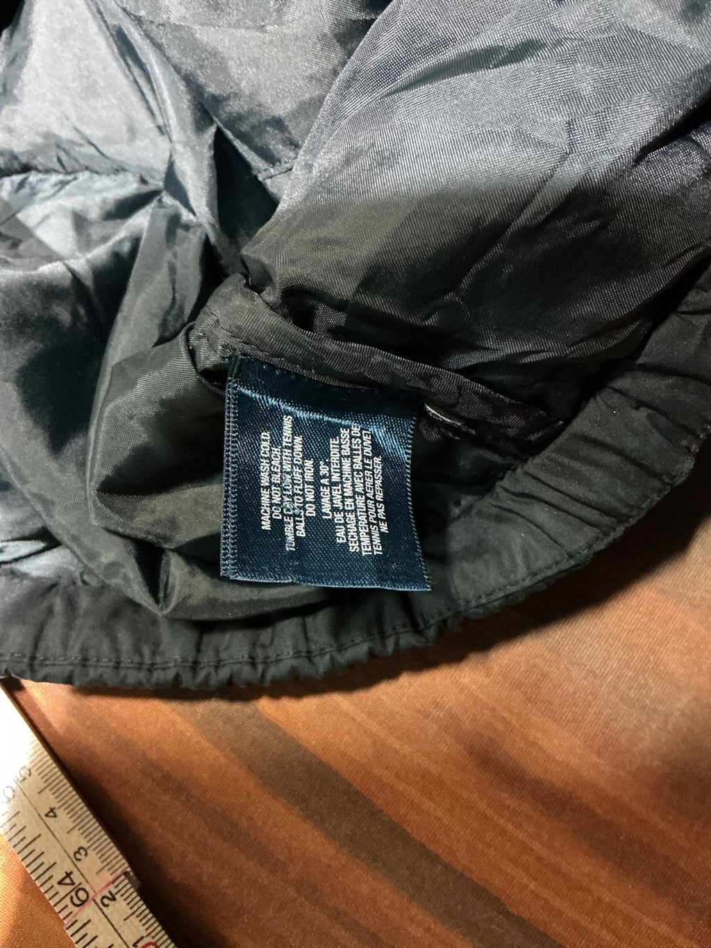 Ralph Lauren Men's Puffer Jacket High Collar Snap Button Black Size M