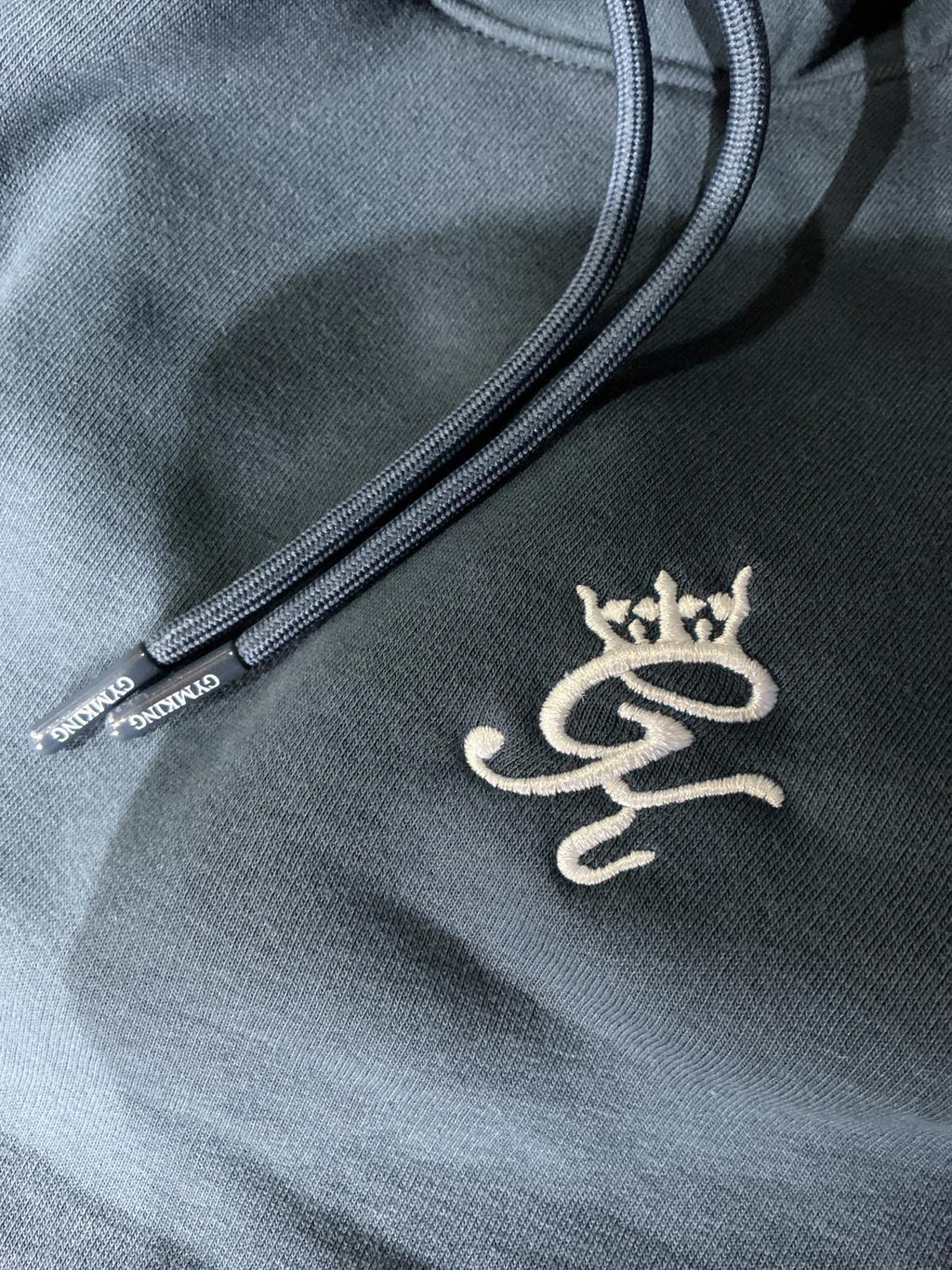 Gym King Fundamental Blue Hoodie Sweatshirt Size Small