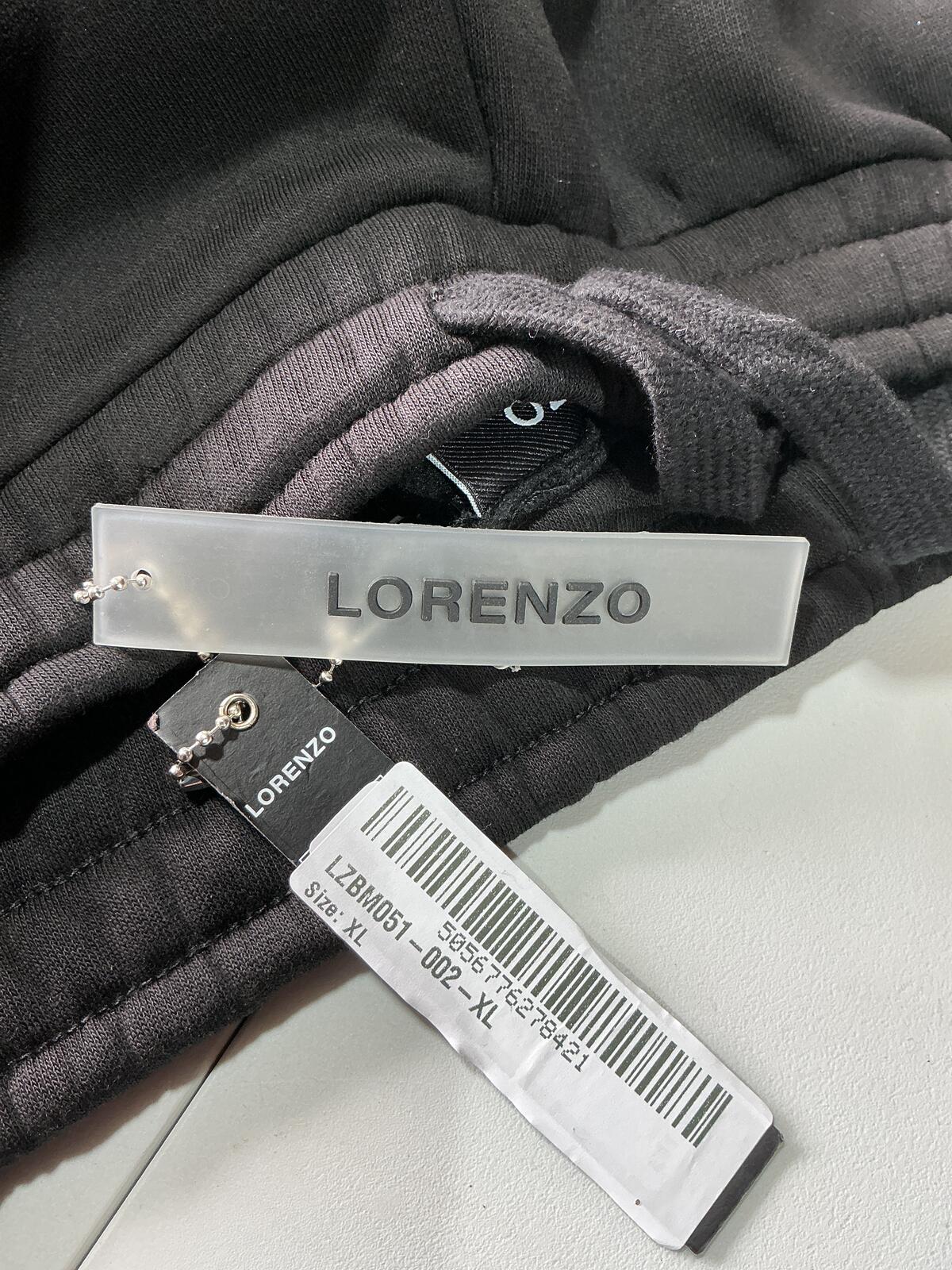 Lorenzo World Black Jogger Trousers Size Regular XL Comfortable Fit