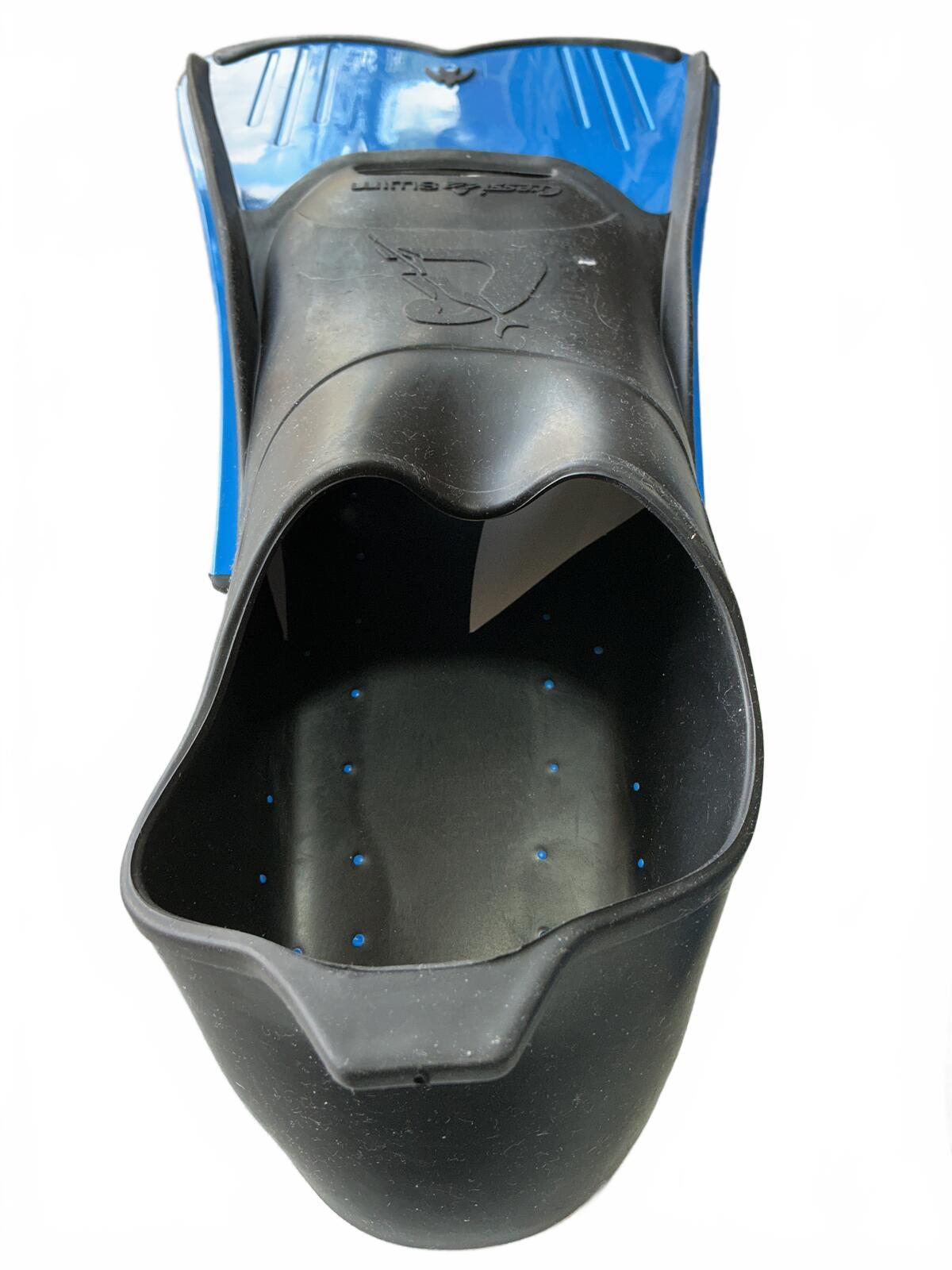 Cressi Rondine Light Swim Fins Flippers Size 45-46 UK 10-11 Blue Black