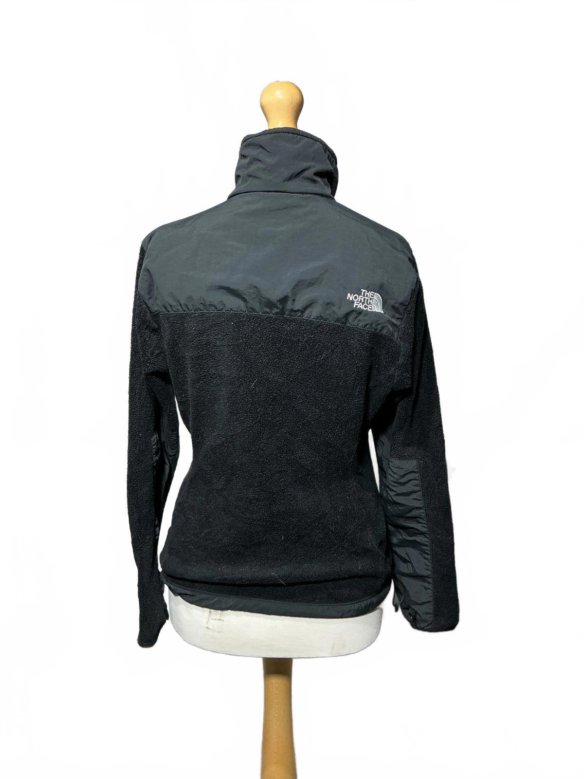 The North Face Women's Black Fleece Jacket with Zip-Up Front