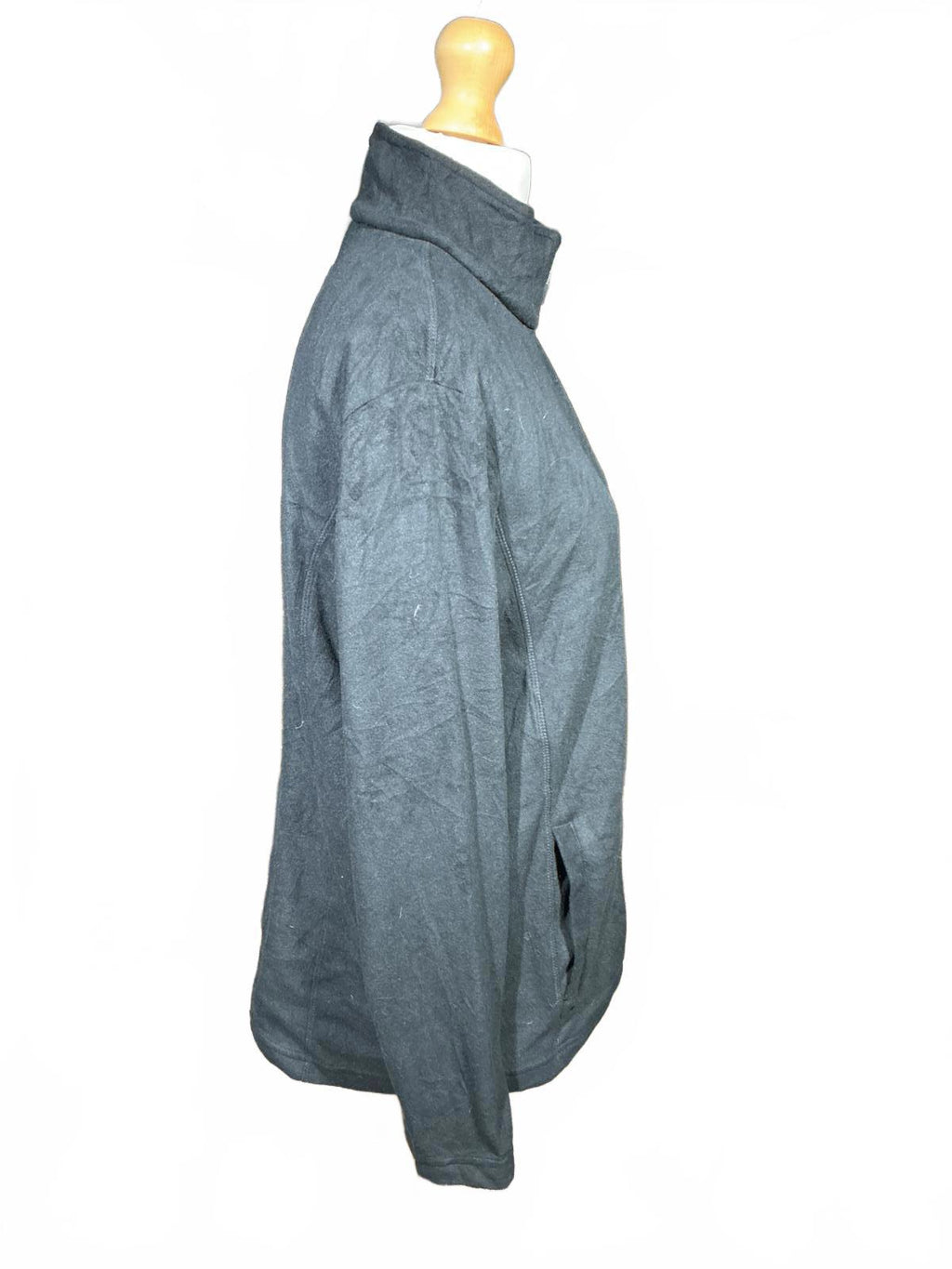 Grey Full Zip Women's Fleece Jacket