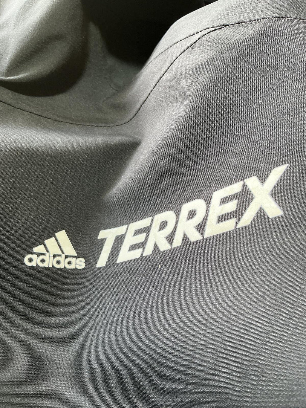 Adidas Terrex 2L Waterproof Hooded Jacket — Black — Men's XL