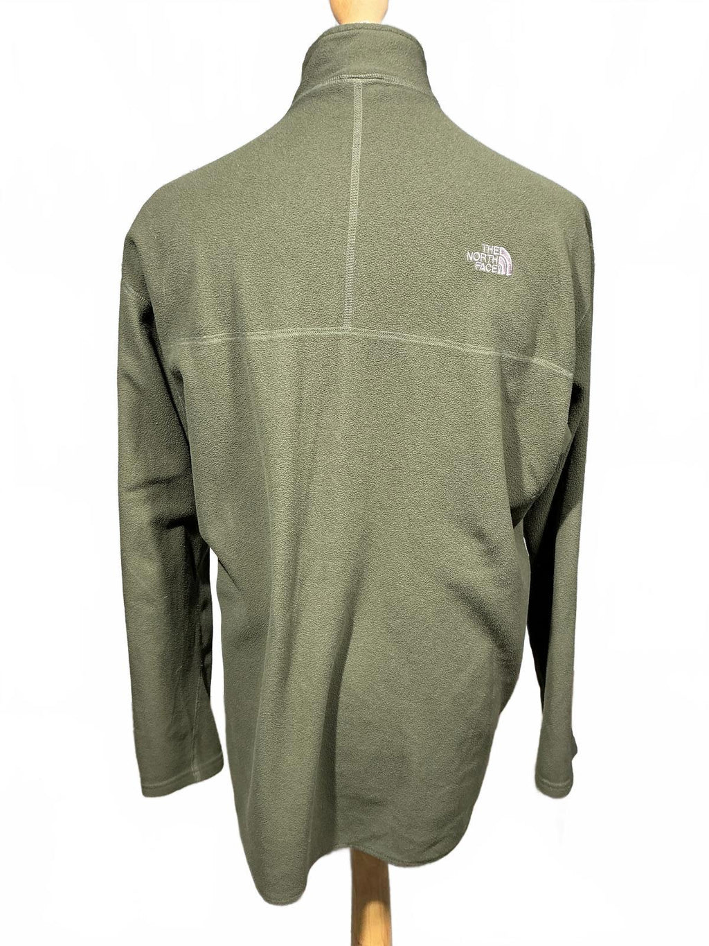 The North Face Olive Green Fleece Hiking Pullover