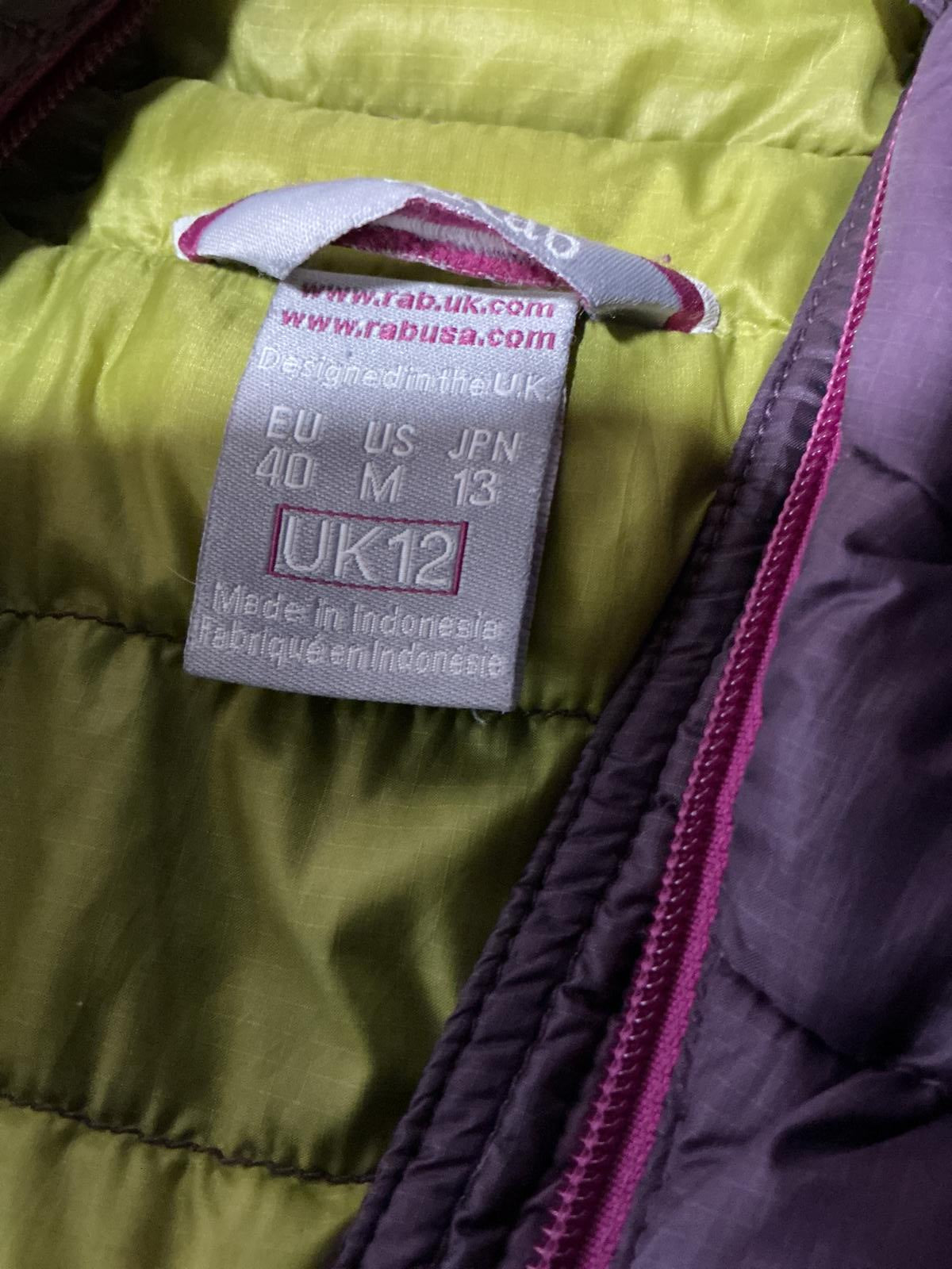 Rab Puffer Jacket Women's Purple Hooded