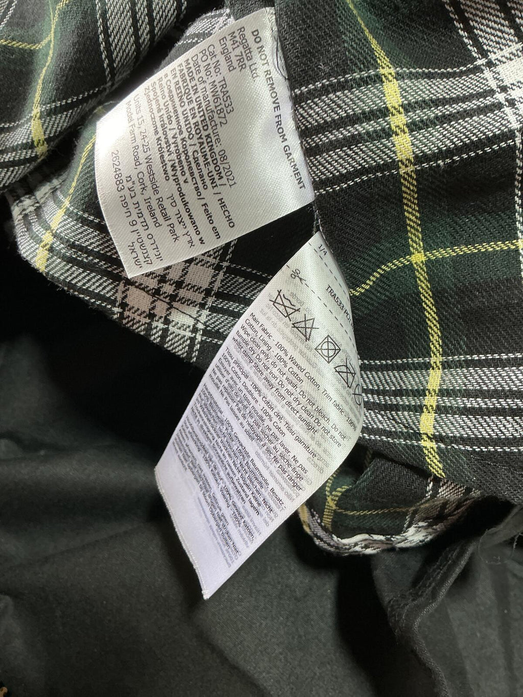 *NEW* Regatta Professional Cranbrook Wax Jacket Black UK S / EU 48