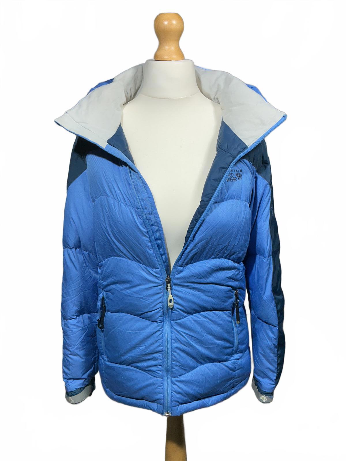 Mountain Hardwear Ladies Blue Puffer Jacket with Hood