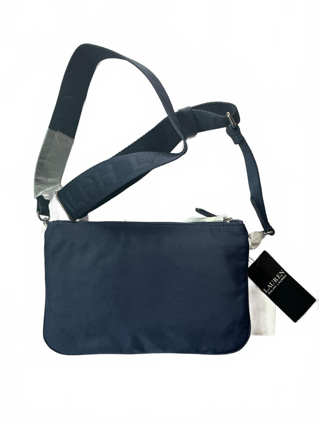 Lauren Ralph Lauren Navy Blue Crossbody Bag with Adjustable Strap Medium