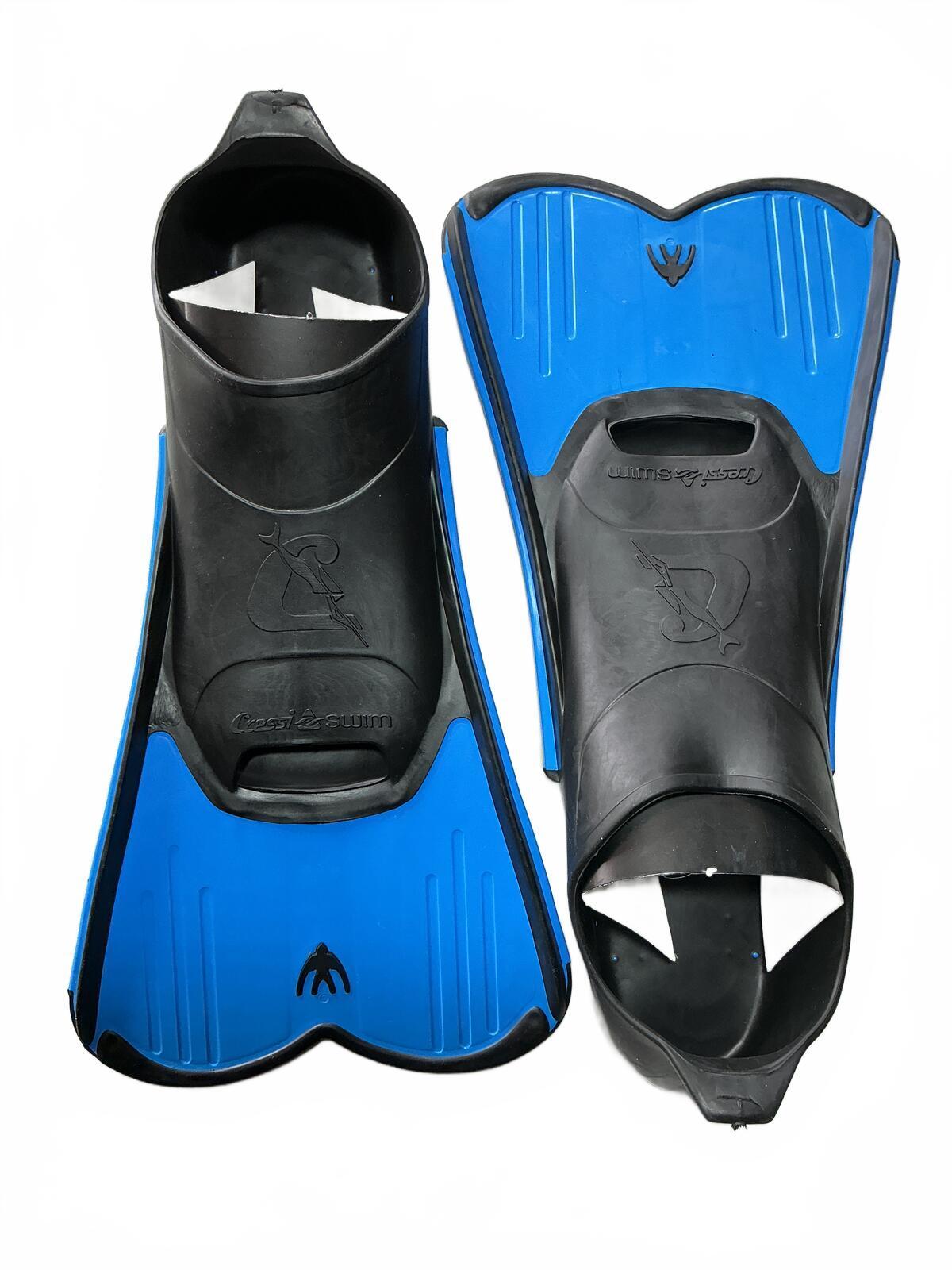 Cressi-Sub Rondine Light Swim Fins Size 37-38 / UK 4-5 Blue and Black