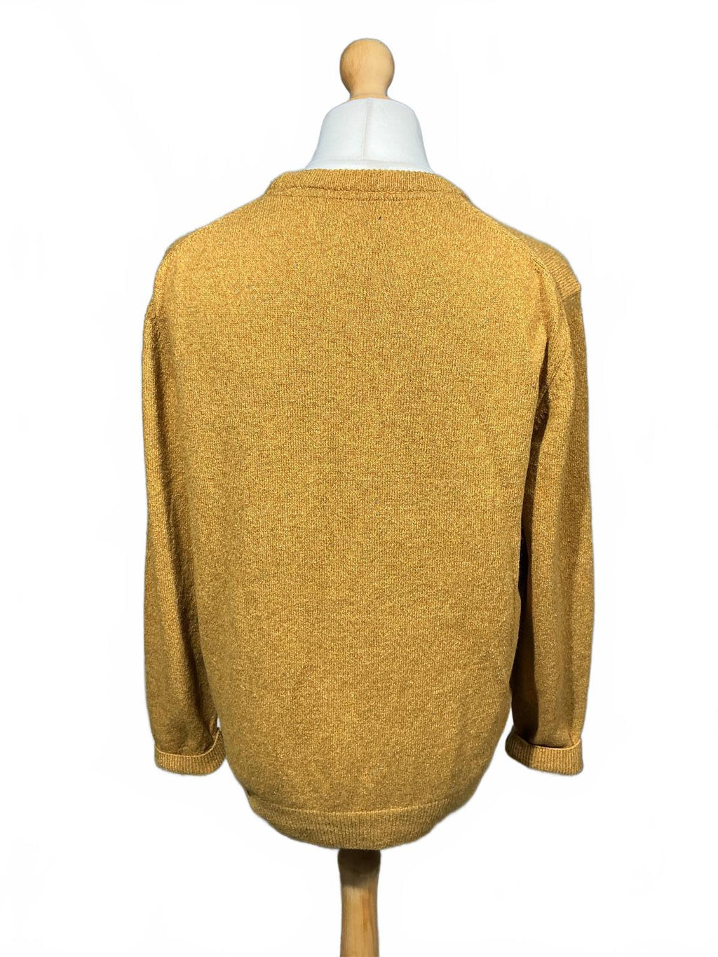 Men's Barbour Sweater Yellow Crew Neck