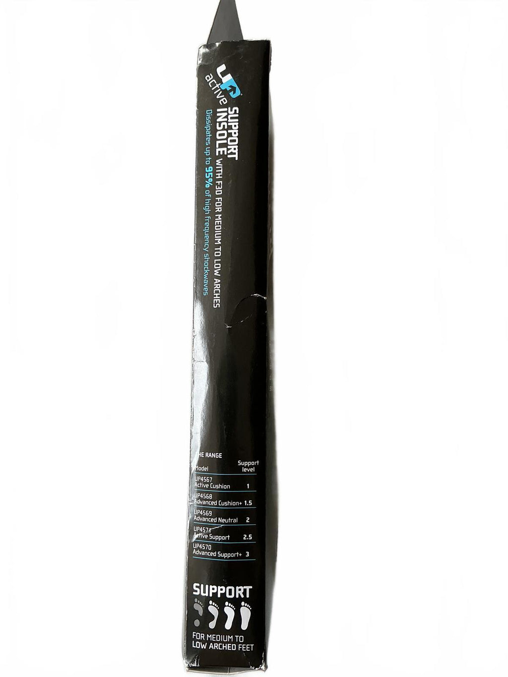 UP Active Support Insole Foam Damper Medium to Low Arches Size Large