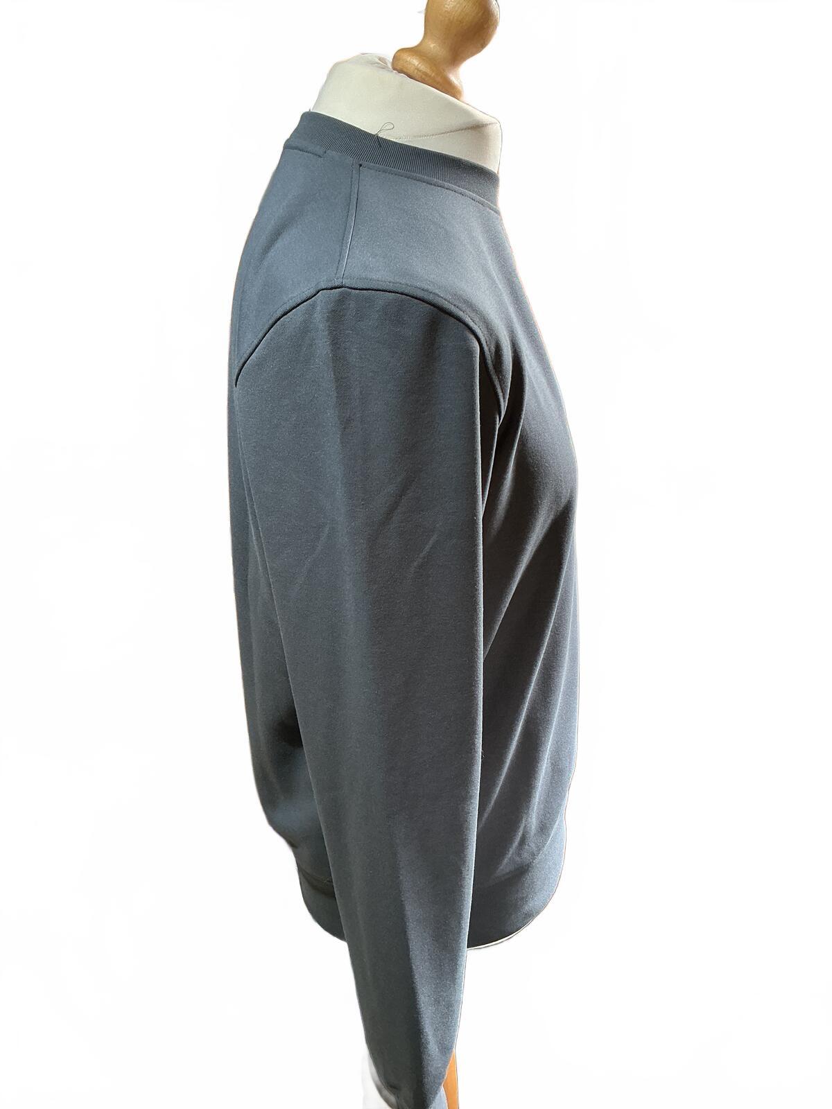 Lacoste Grey Long Sleeve Sweatshirt Jumper Size Regular M Casual Style