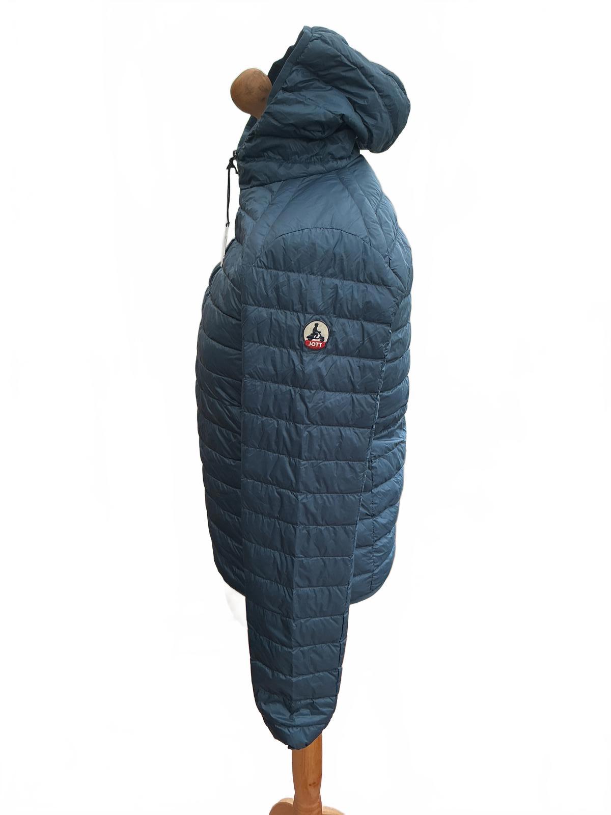 Jott Nico Microlight Packable Hooded Down Jacket Size Regular Small