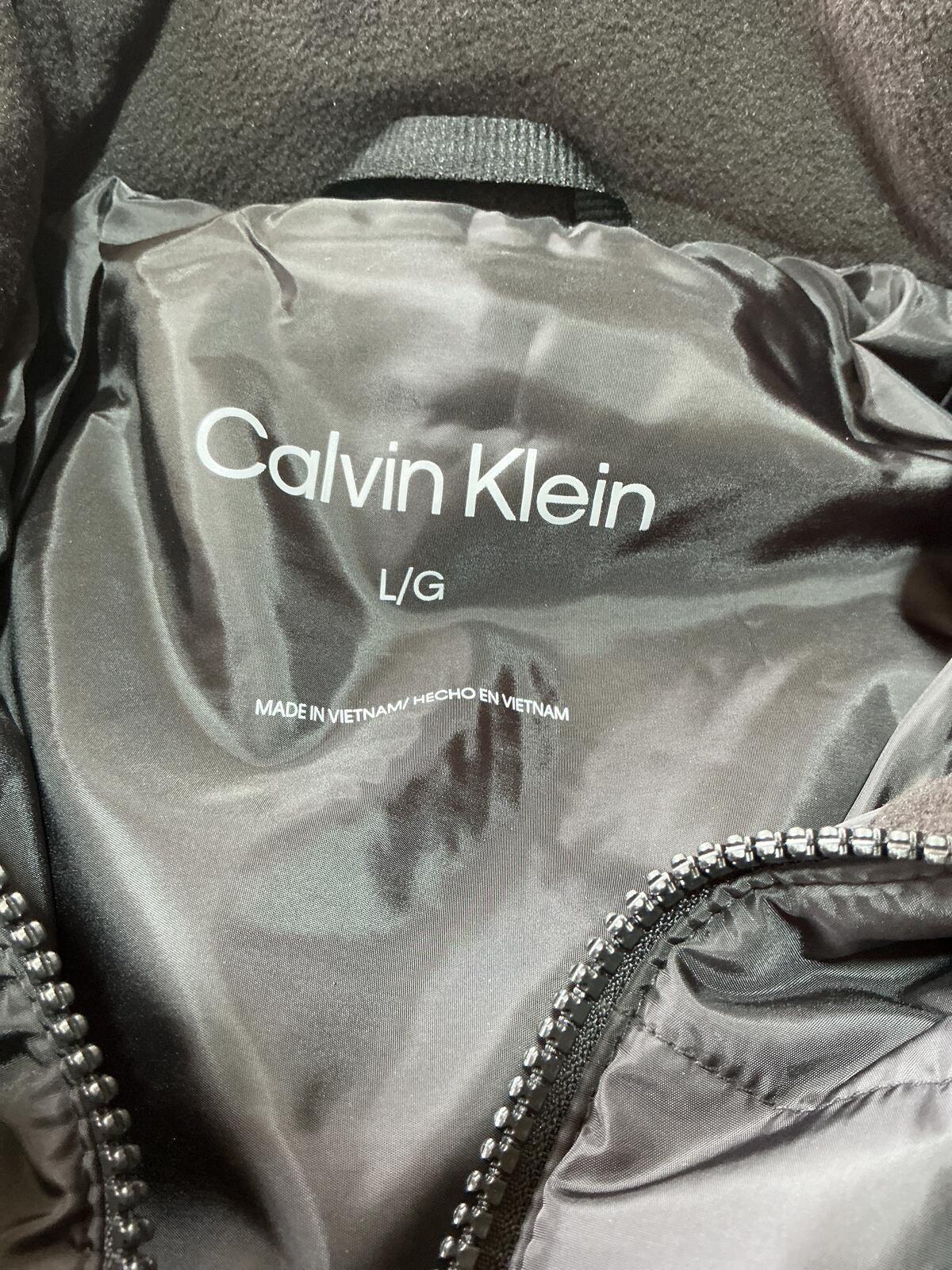 Calvin Klein Ladies Large Black 3in 1  Waterproof Hooded Jacket Outdoor Coat